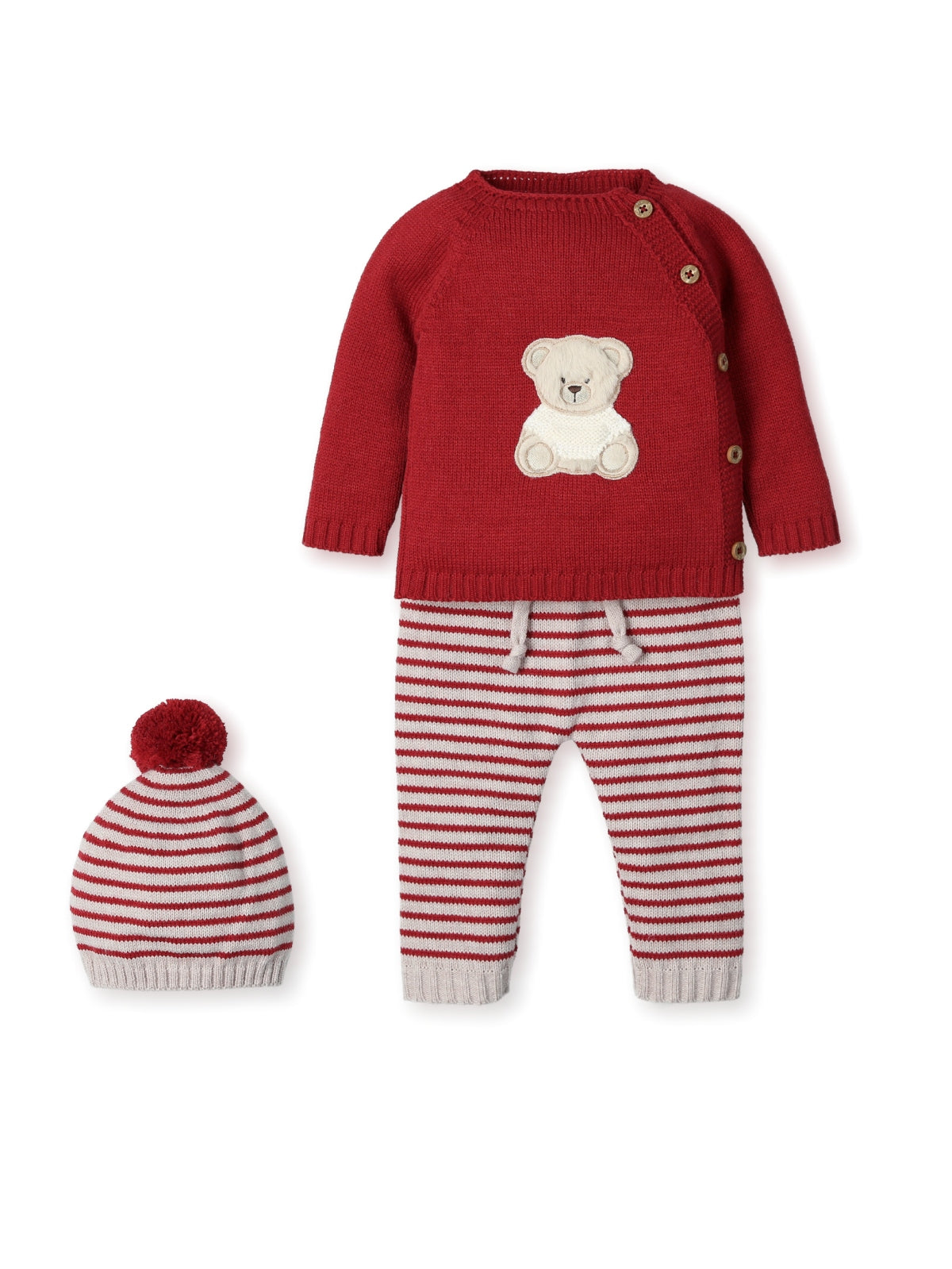 Knit Set 'Dulces Instantes' Red