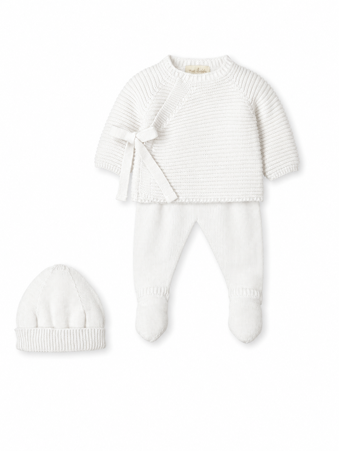 Knit Set 'Elegant' Kimono- 3pc