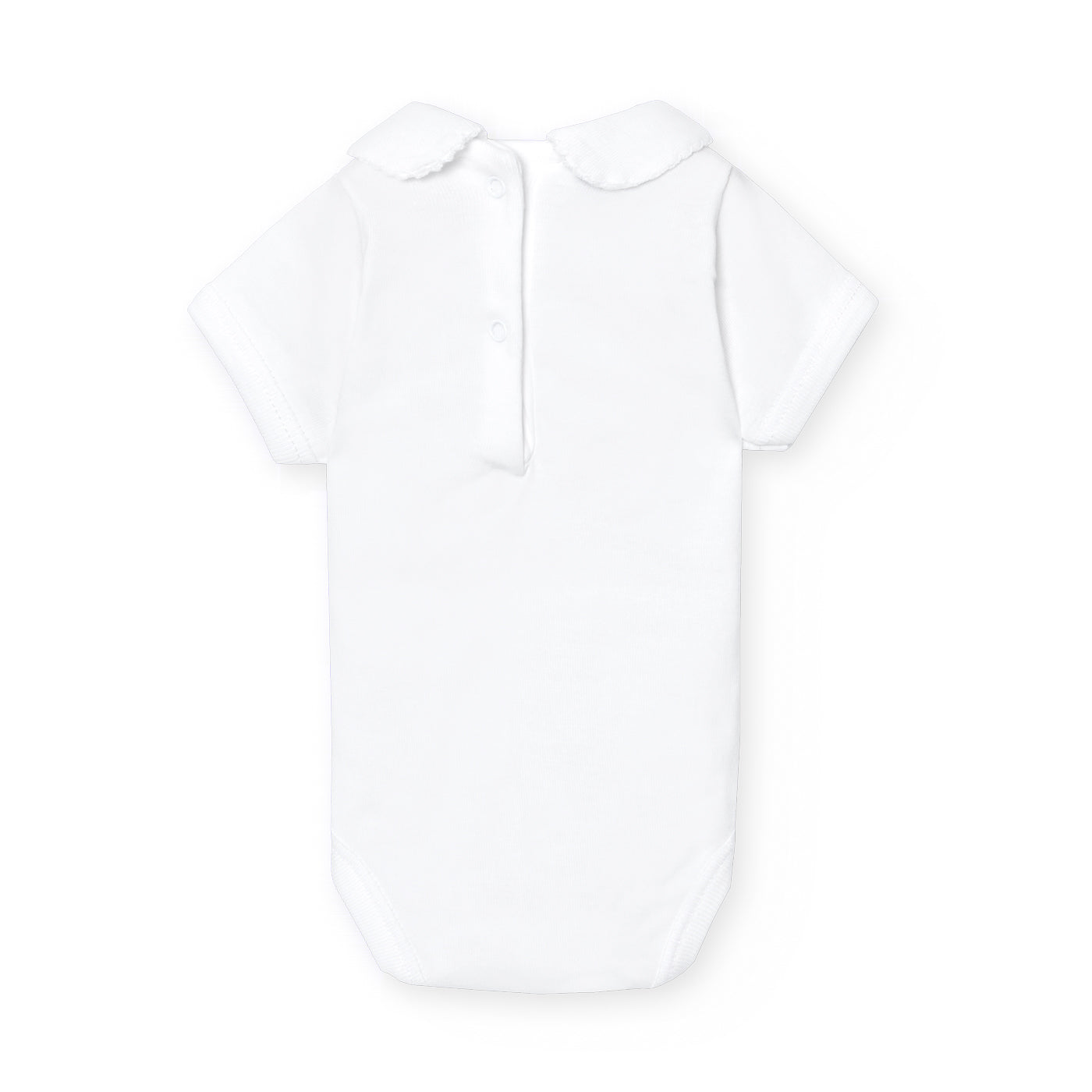 Onesie 'Rounded Collar' White