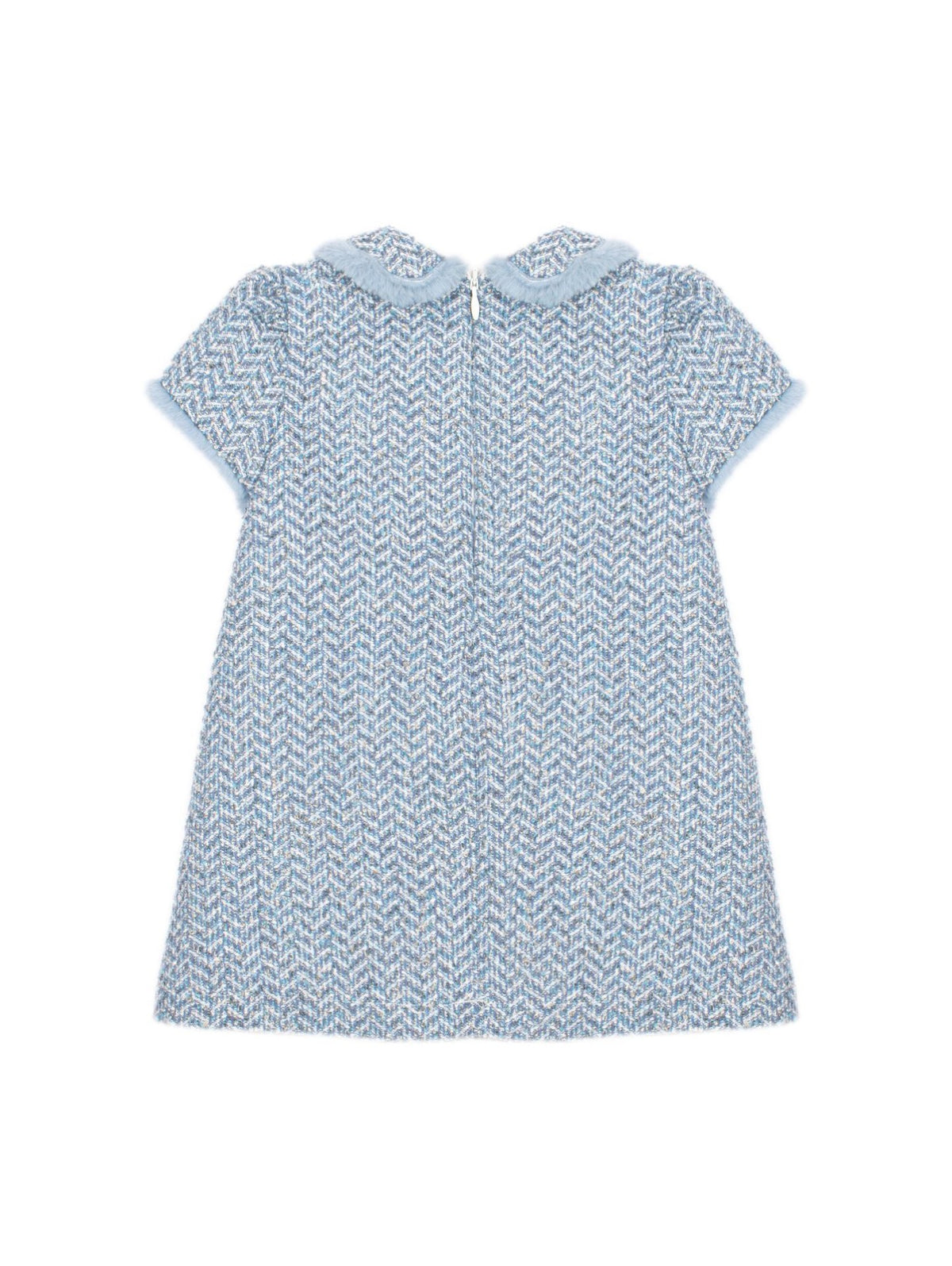 Dress 'Blue Tweed' Fluff