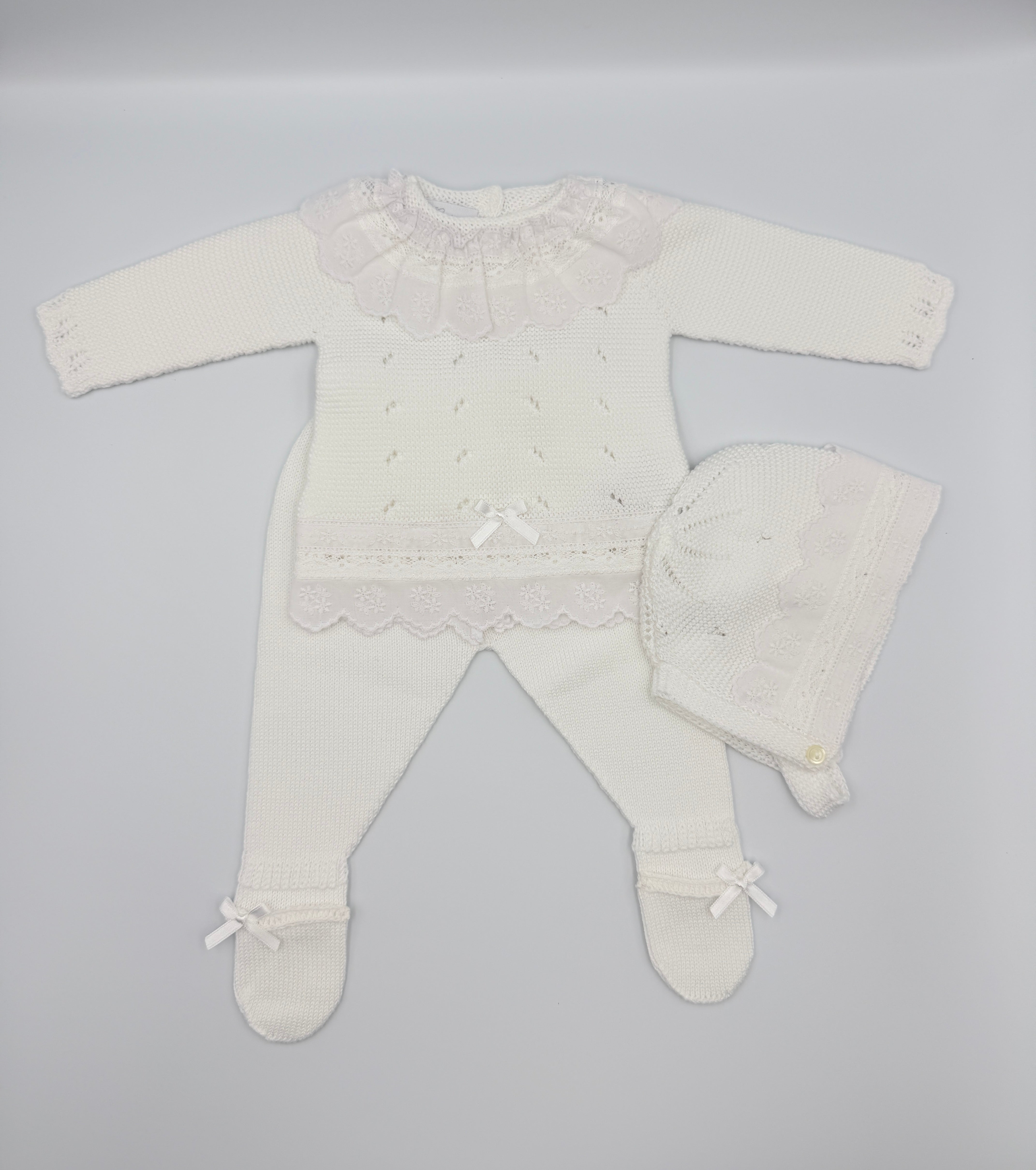 Knit Set 'Anama' White