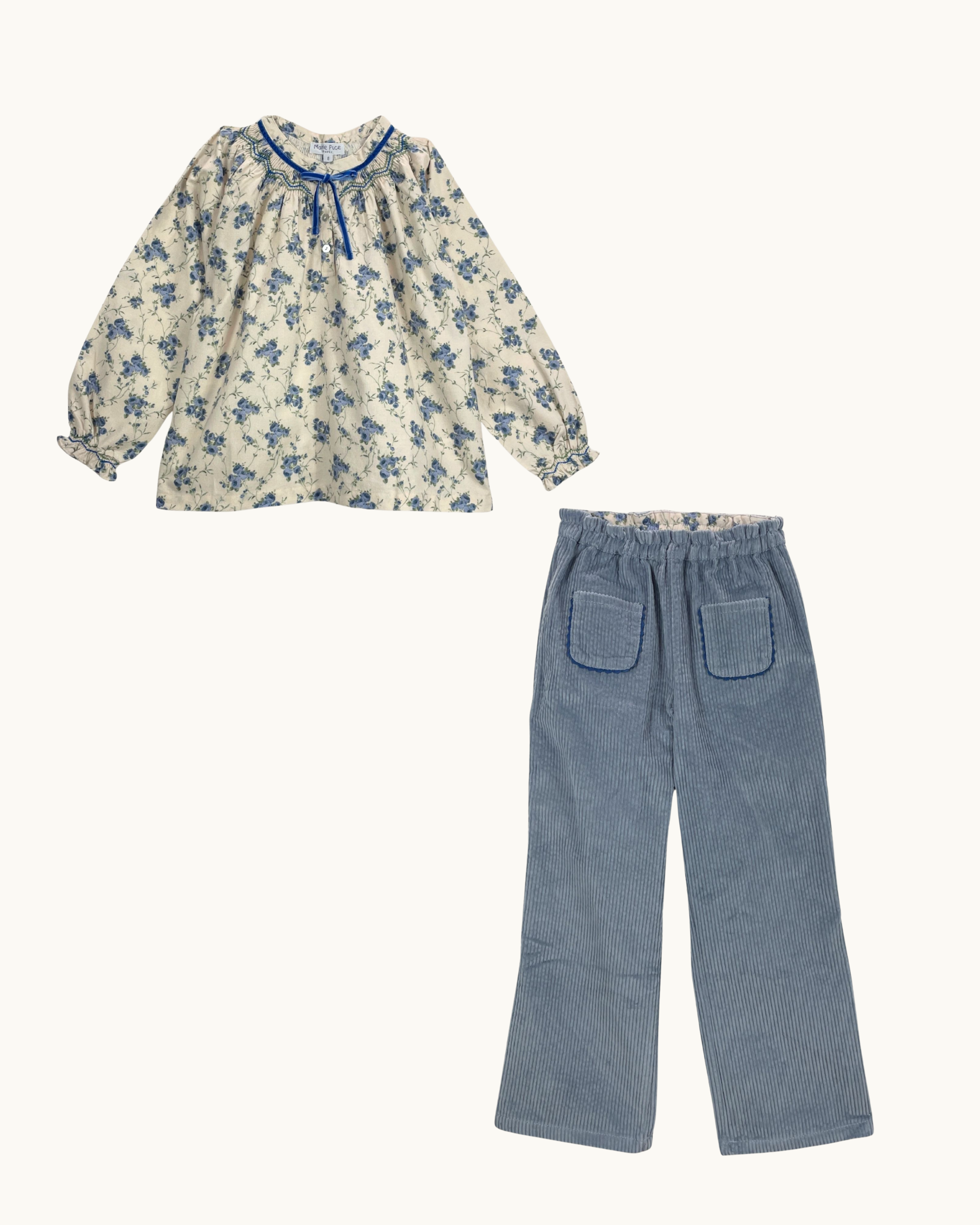 Pant Set 'Blue Cotton'