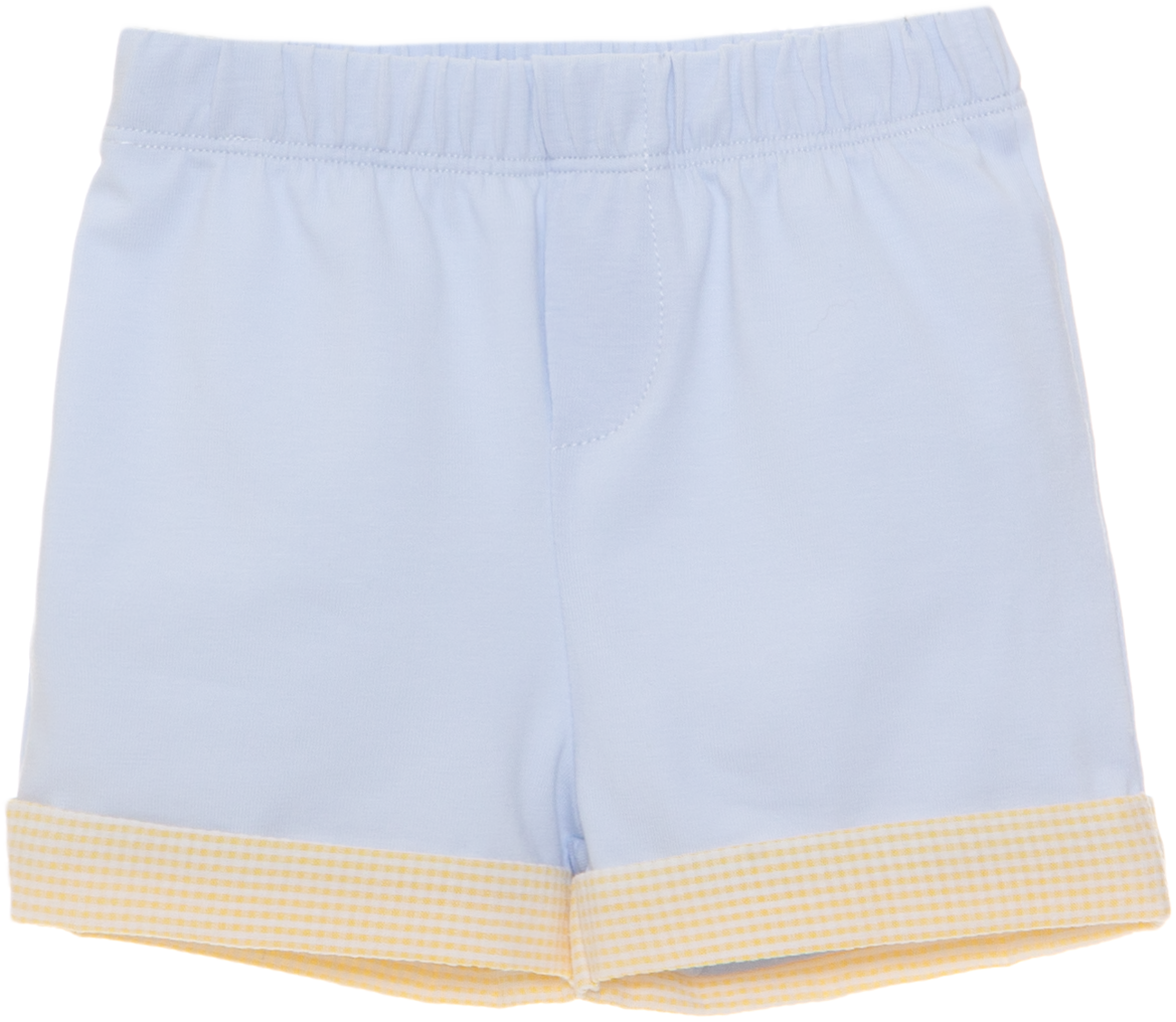Short Set Vichy Yellow