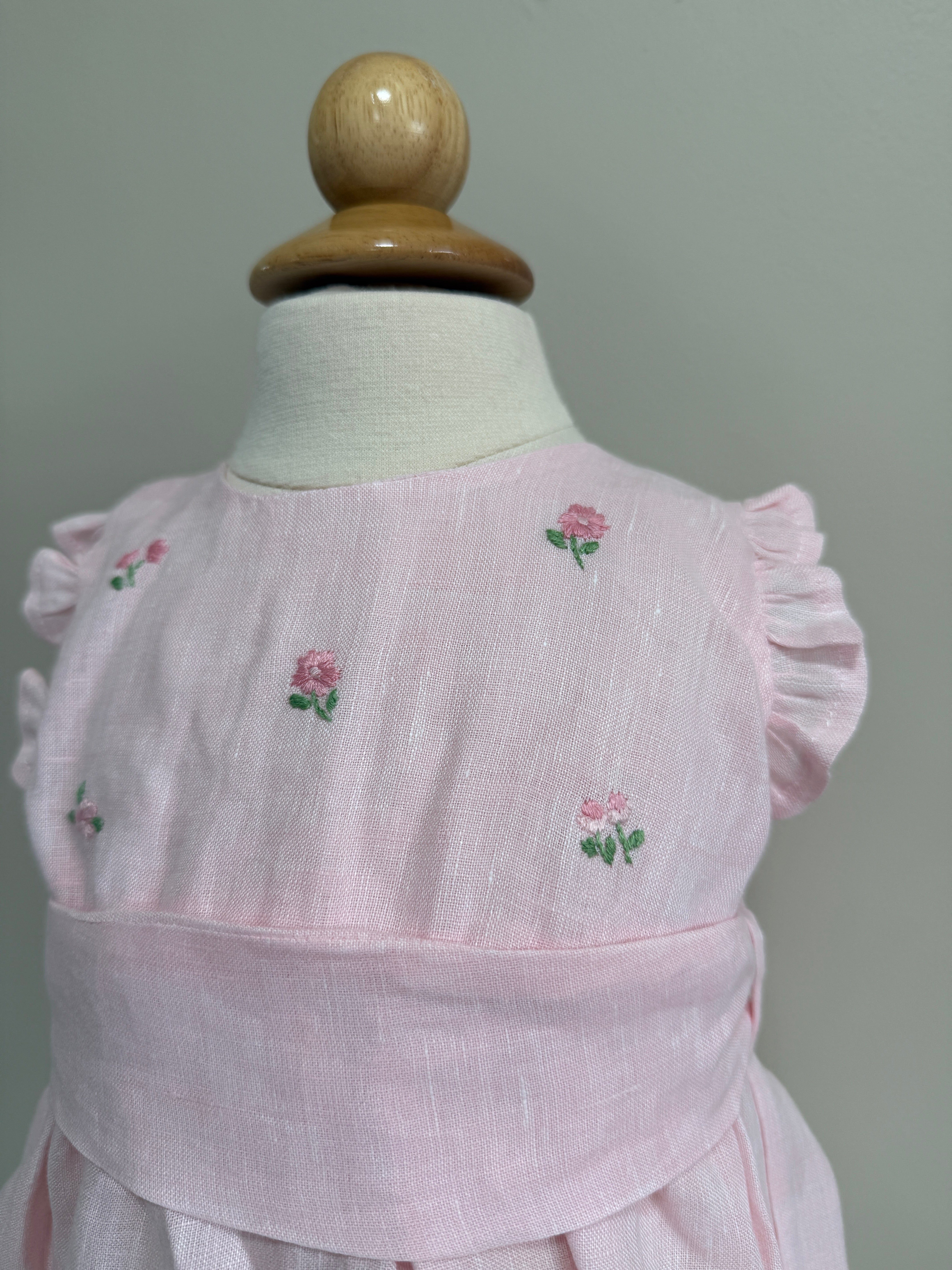 Romper Linen Pink