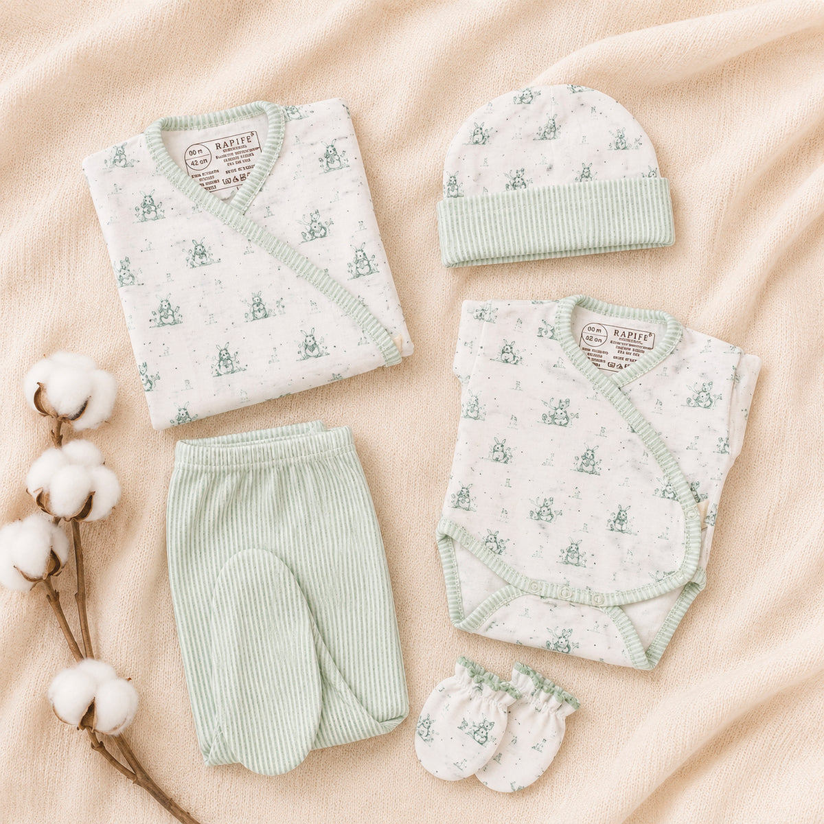 Gift Set 'Green Bunnies'