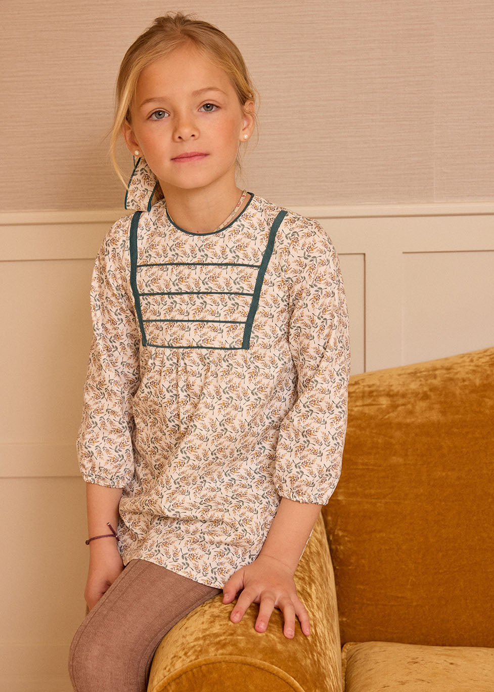 Dress 'Blue Mustard'