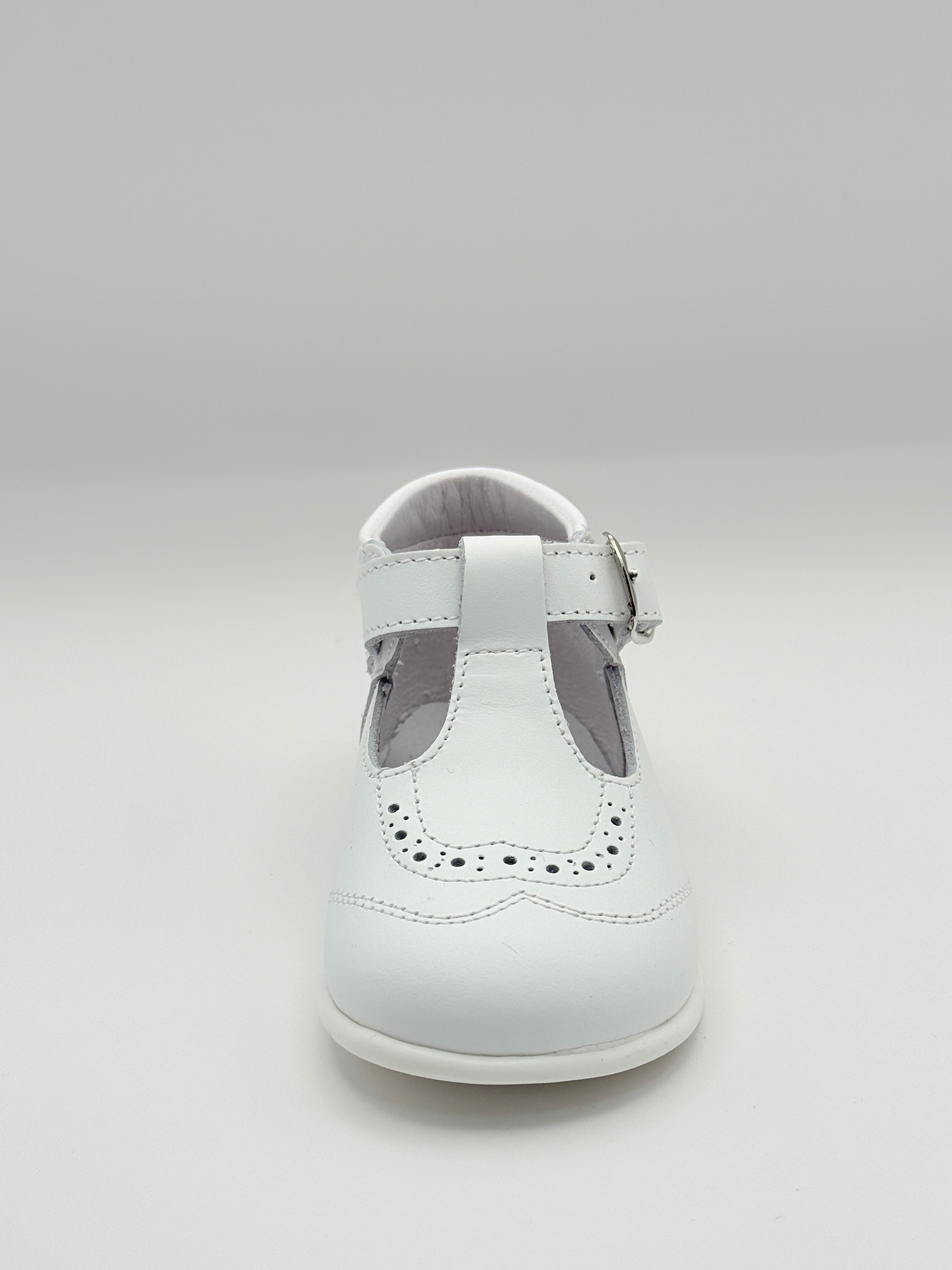 T-Bar Booties White