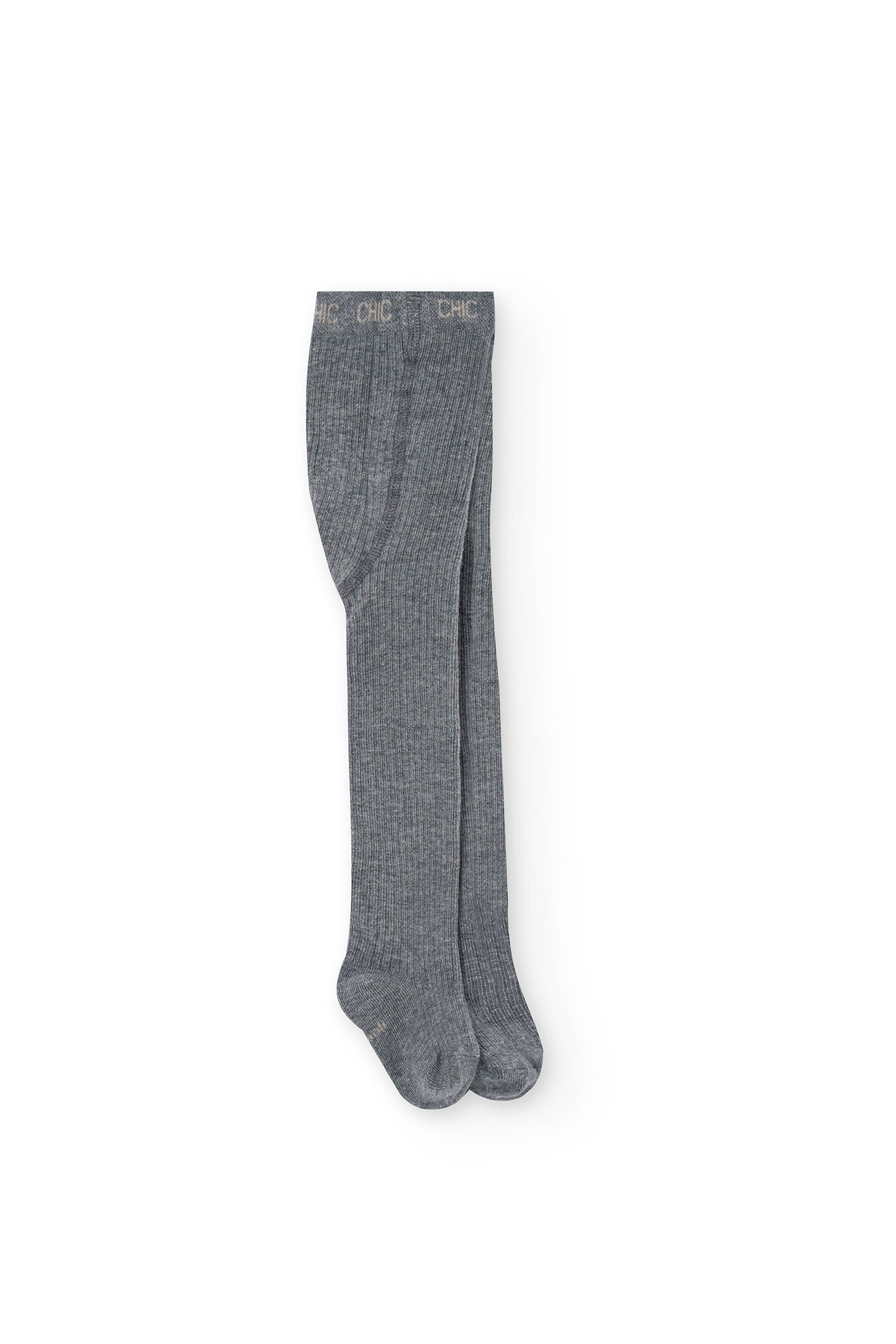 Tights Ribbed Grey