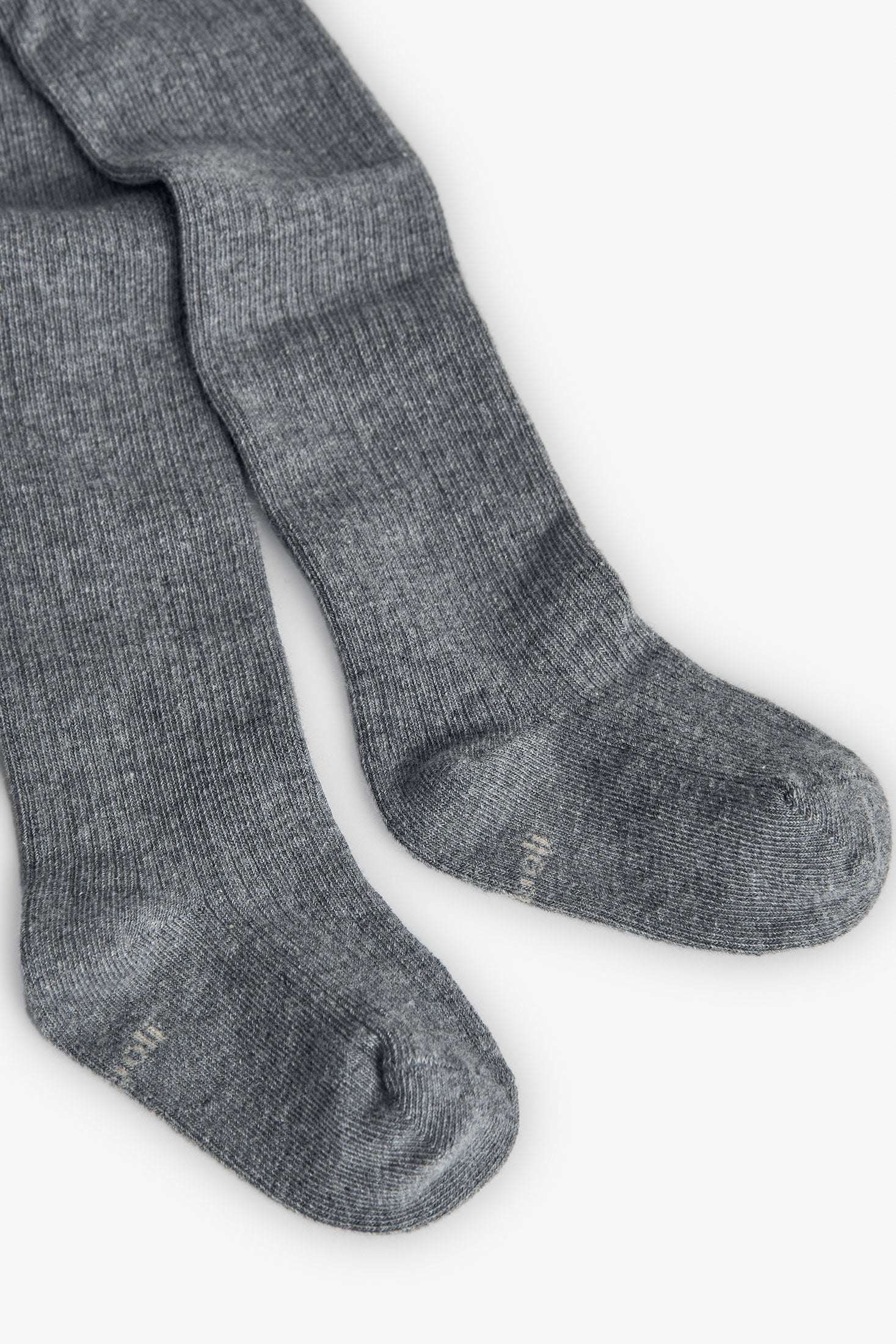 Tights Ribbed Grey