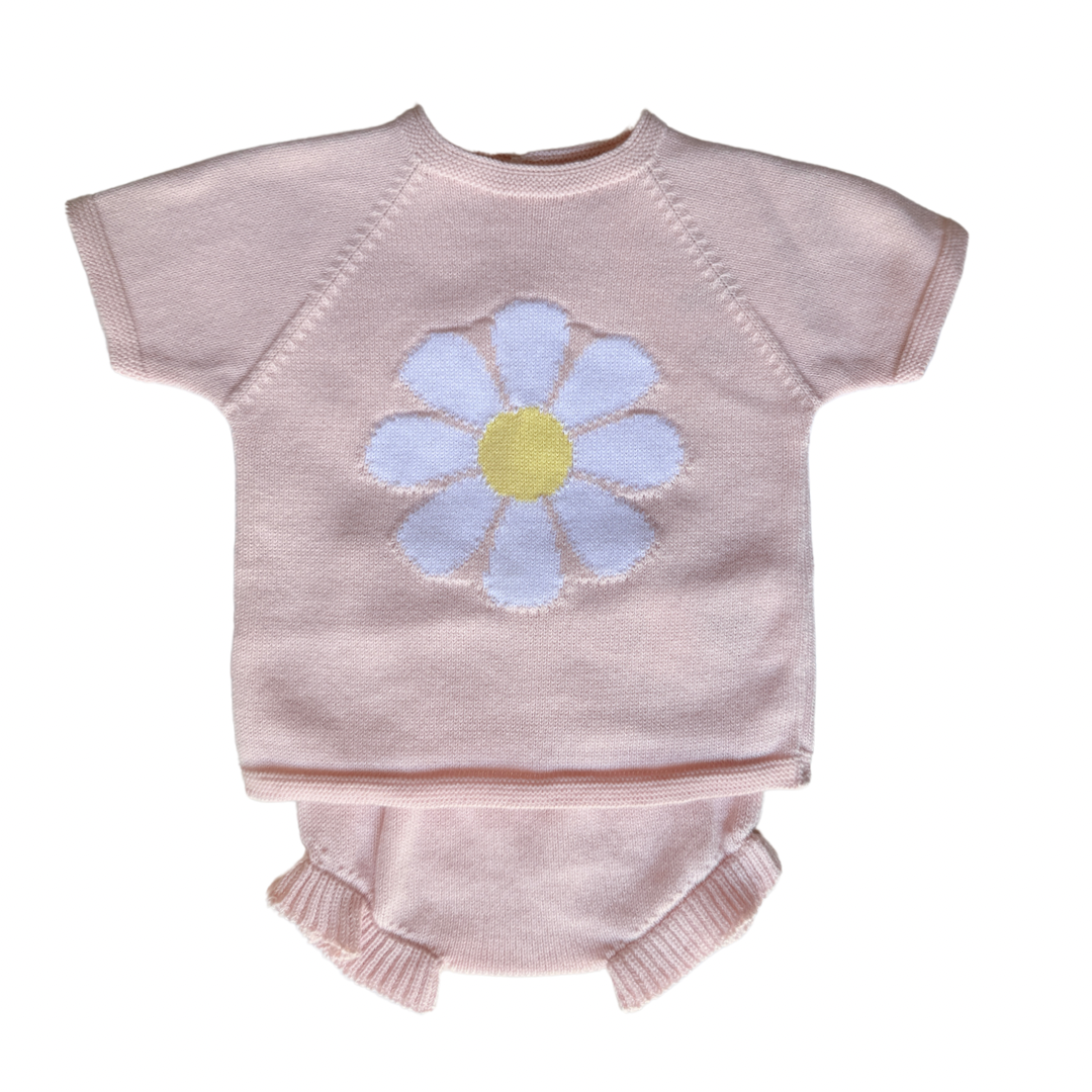 Knit Bloomer Set Flower