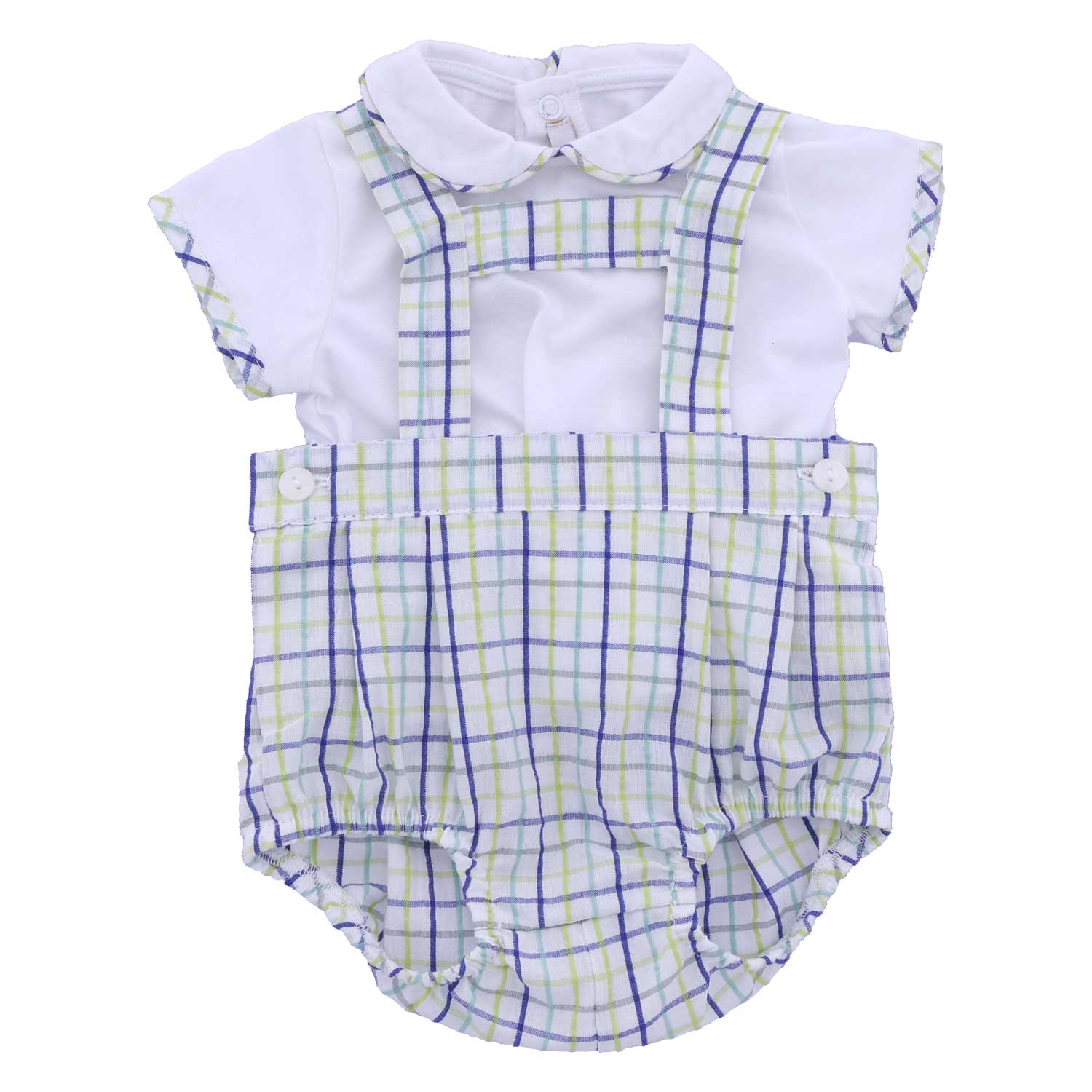 Dungaree Set Cobalt