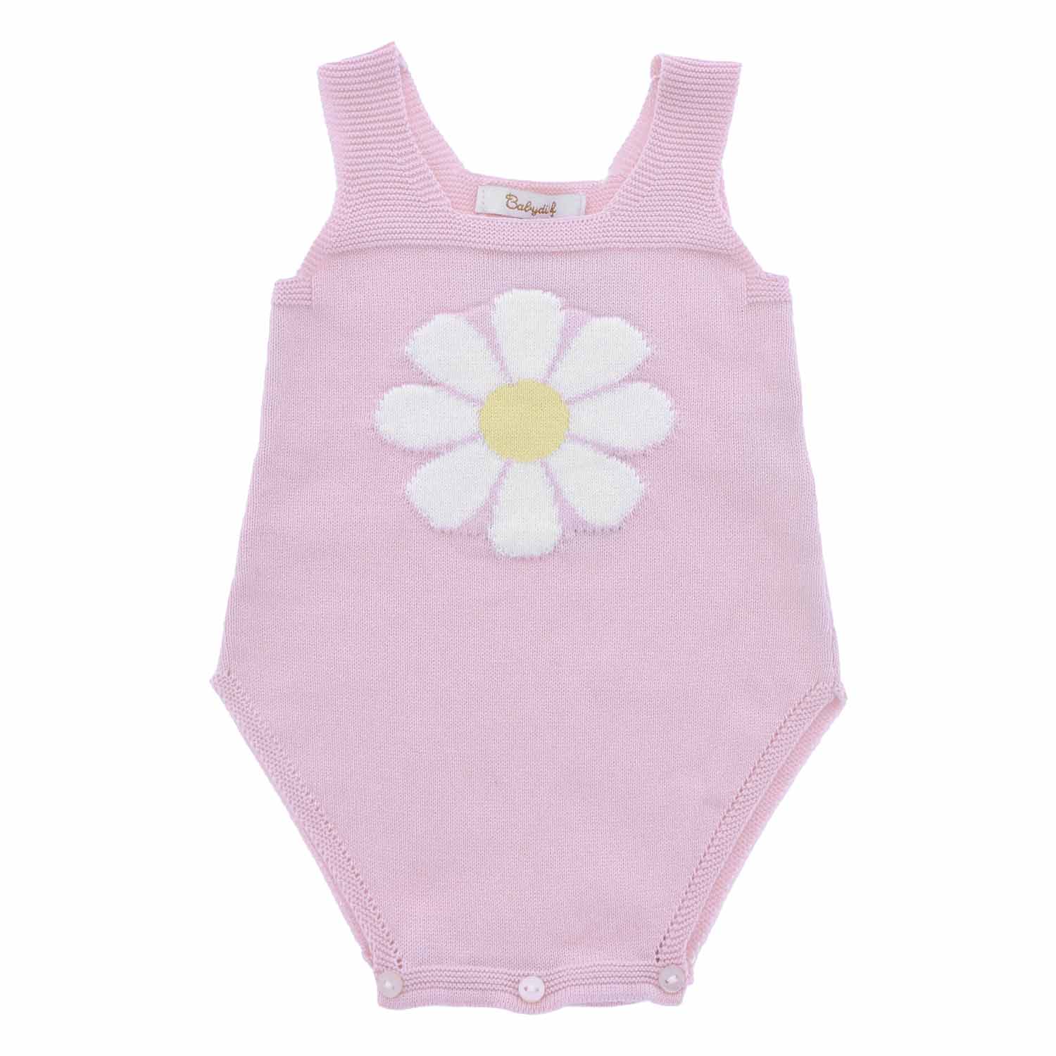 Knit Dungaree Flower
