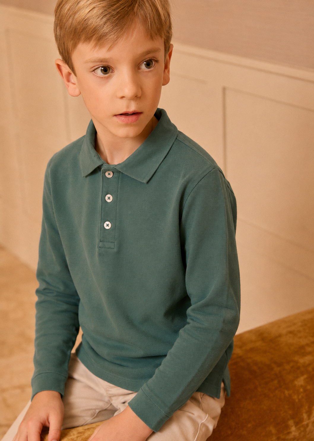 Polo 'Blue Mustard'