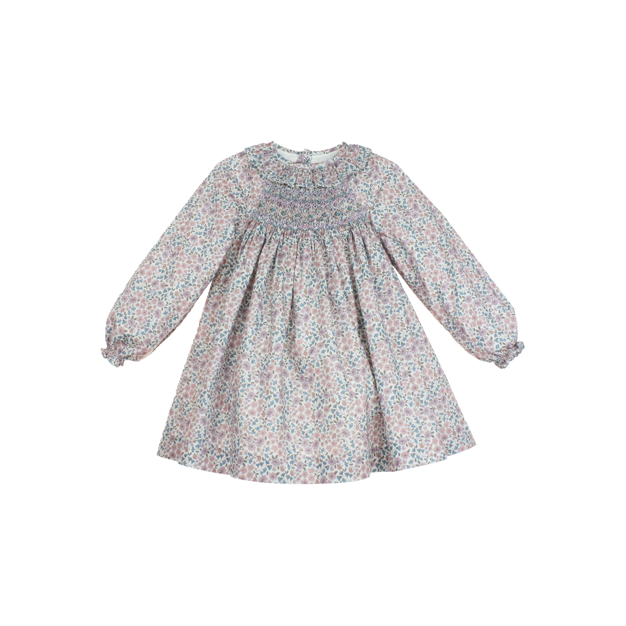 Floral dress on a white background
