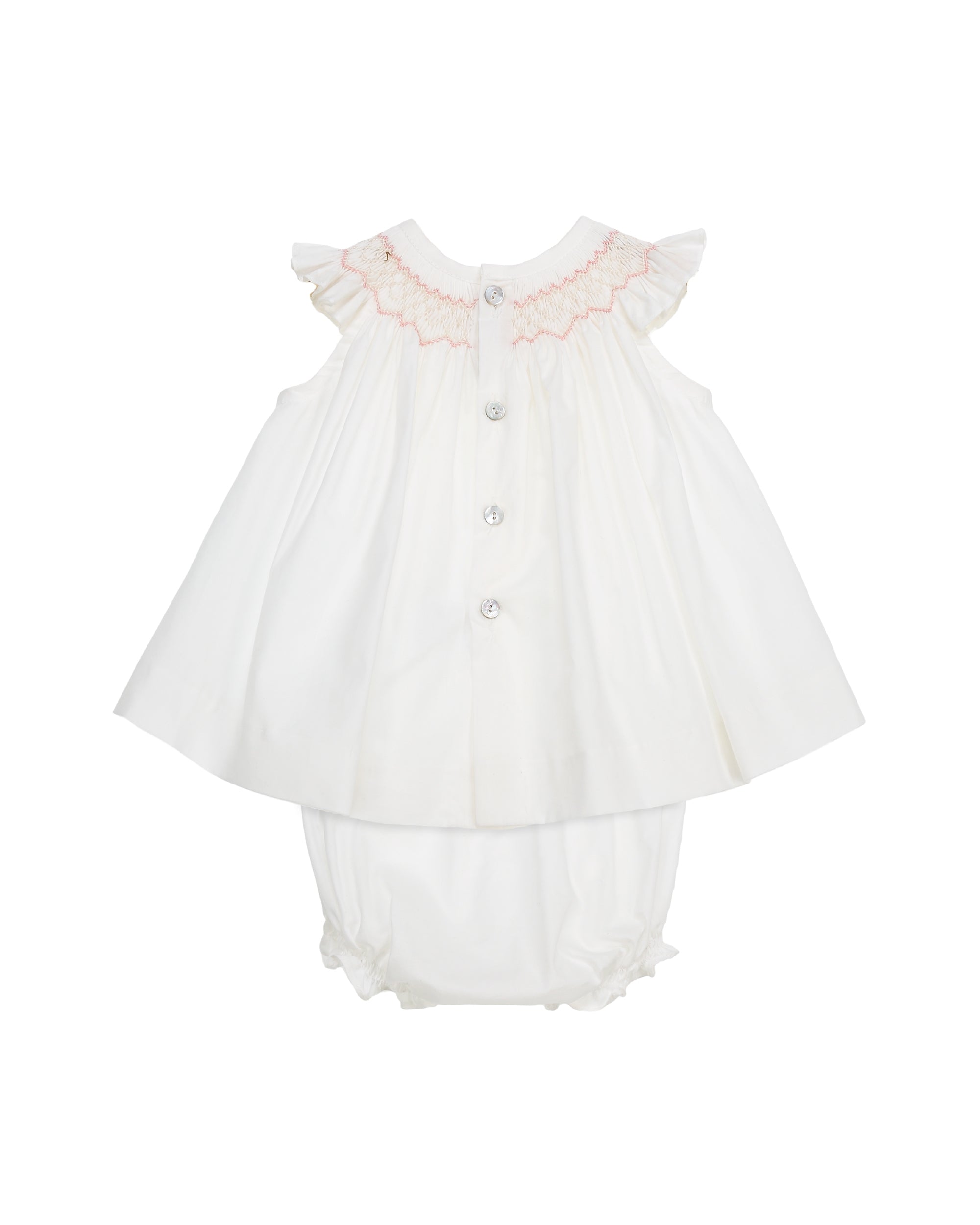 Bloomer Set 'Think Pink' White