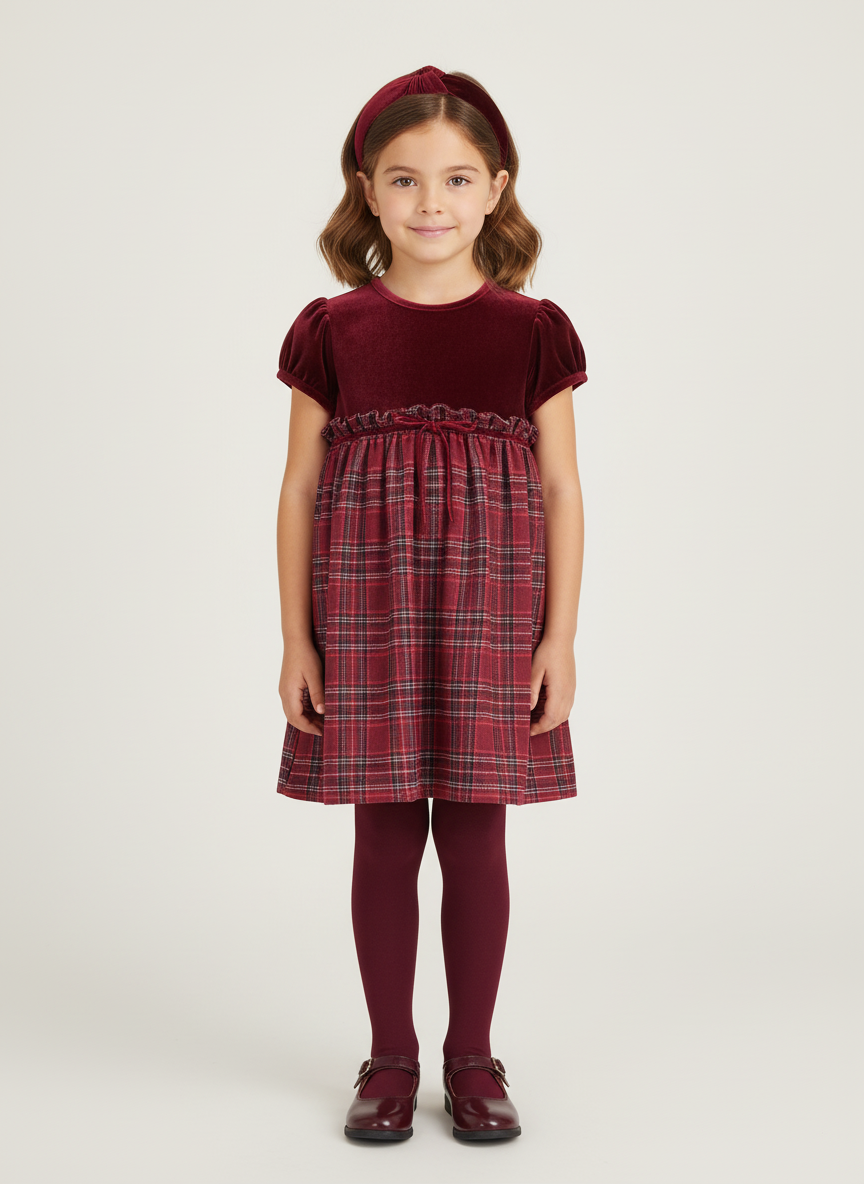 Dress 'Versalles' Tartan