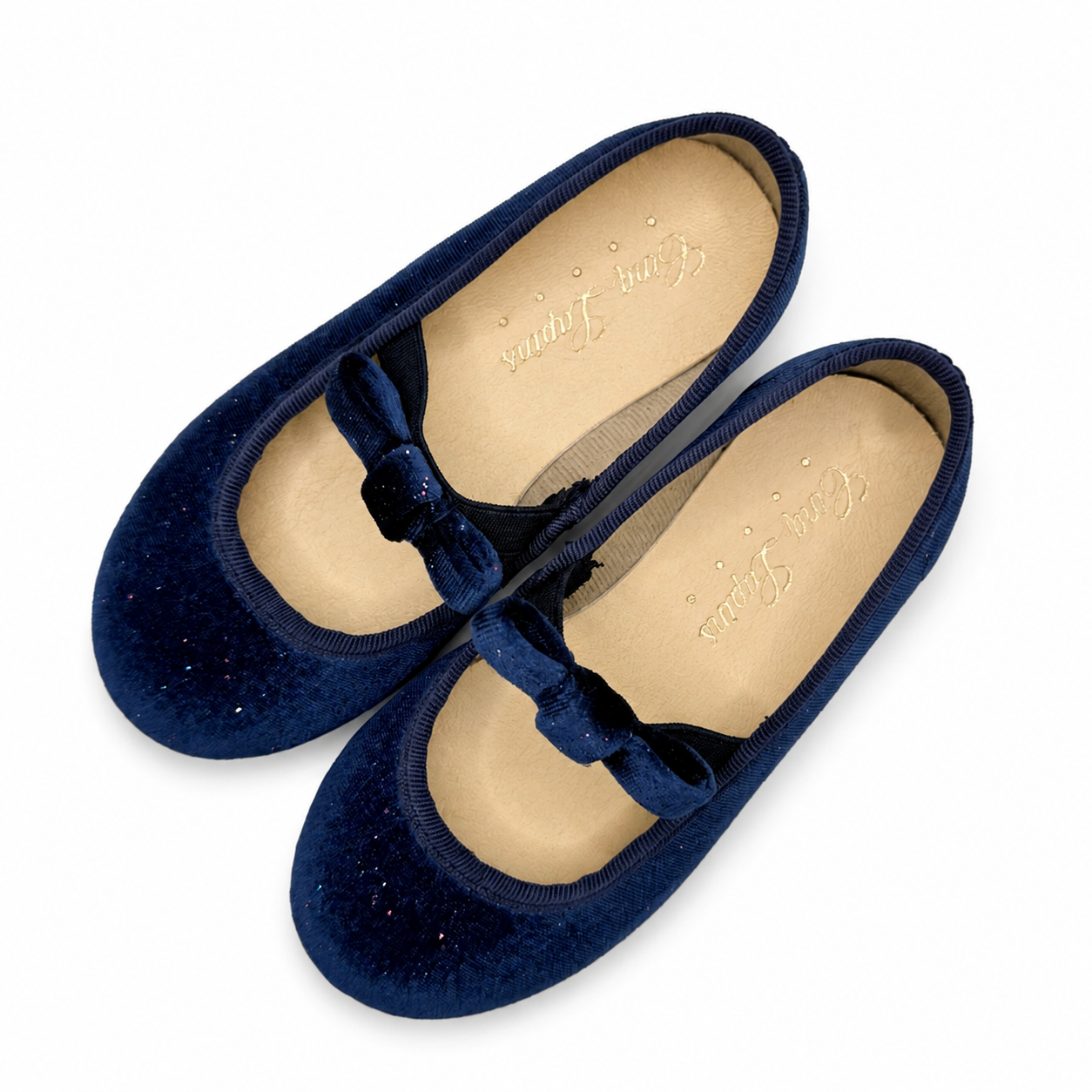 Mary Jane 'Velvet Bow' Navy