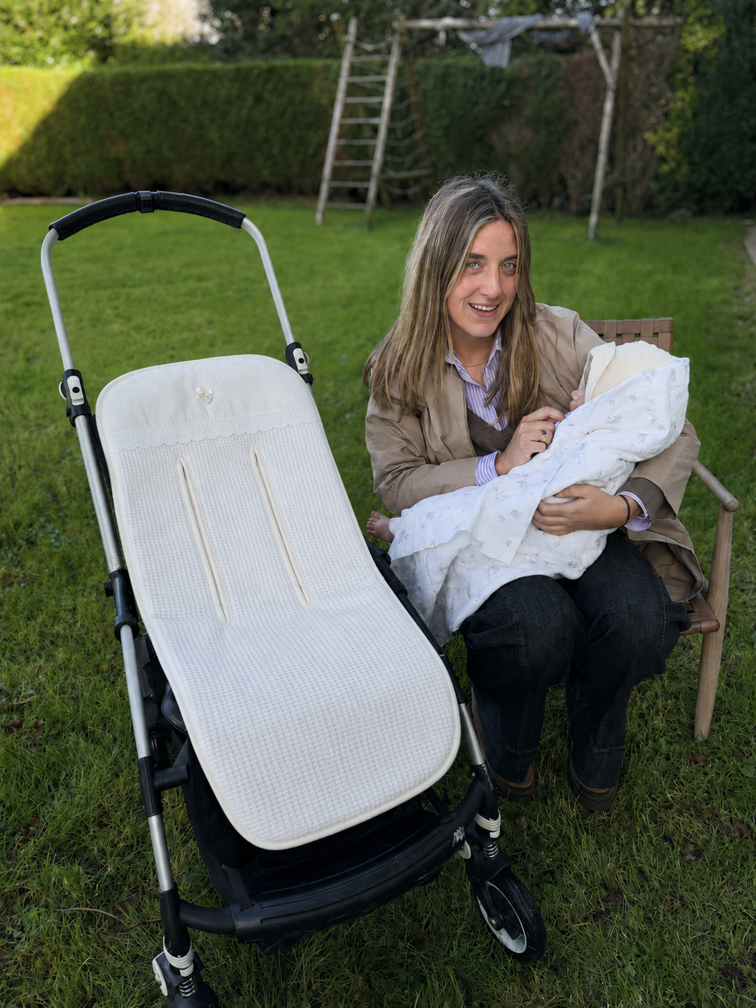 Universal Stroller Liner Lucia Beige