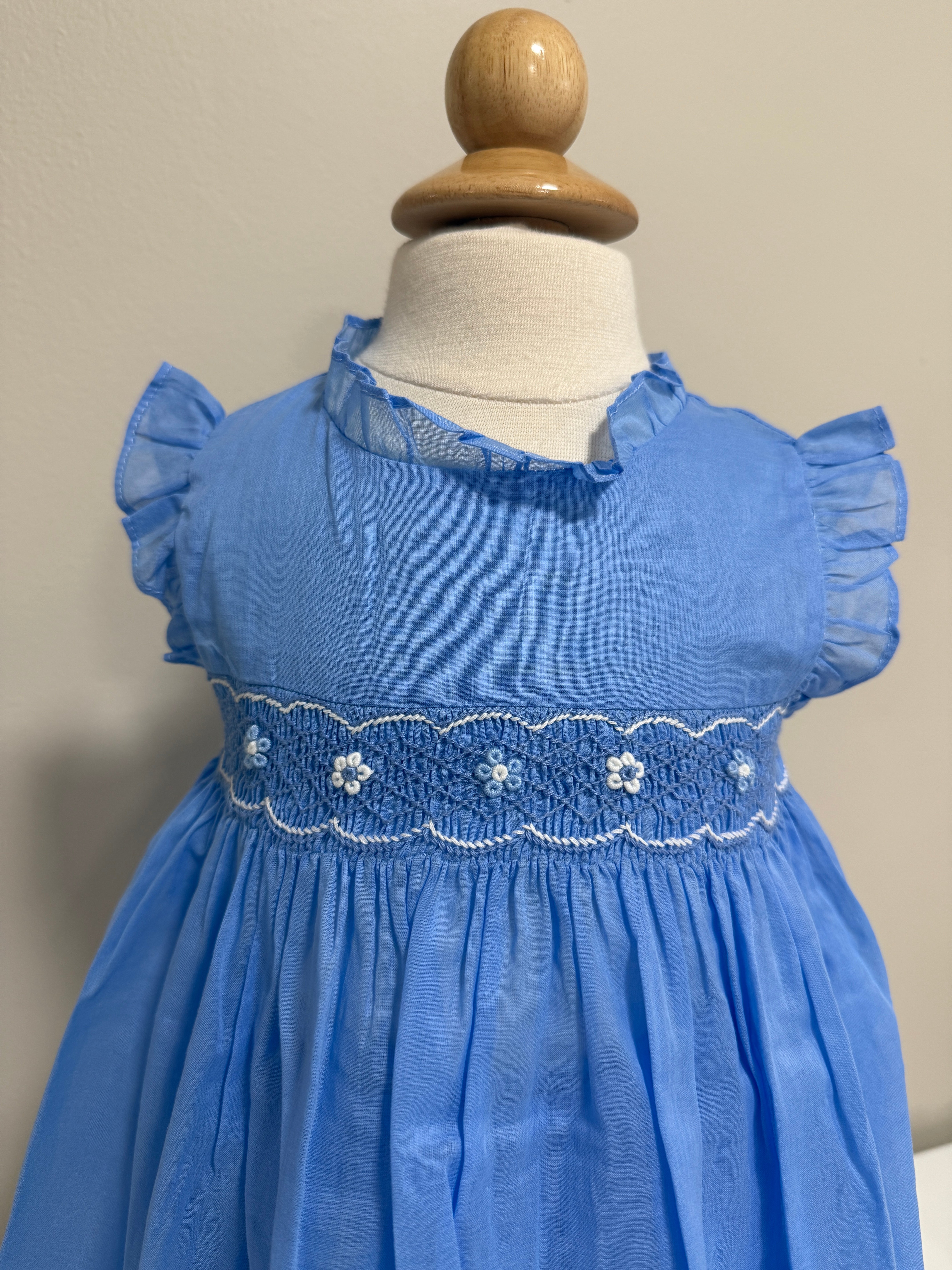 Baby Smock Set Celeste- 2pc