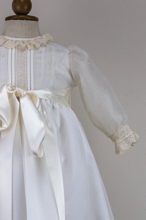 Christening Gown Mercedes- 2pc