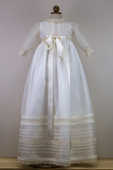 Christening Gown Mercedes- 2pc