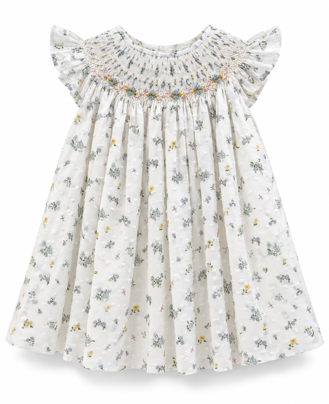 Smock Dress 'Plumeti Flores'