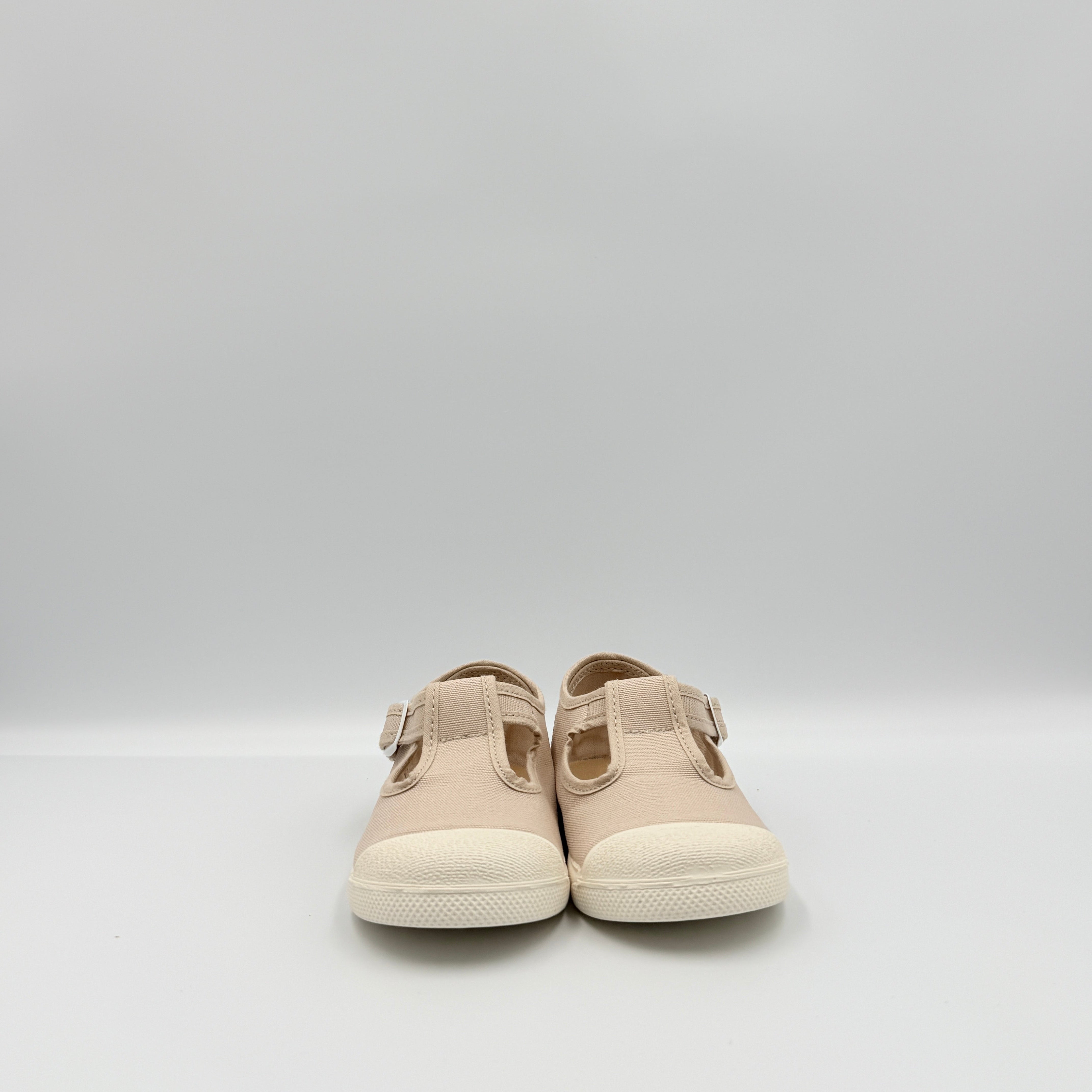 T- Strap ''Cap Toe' Sand