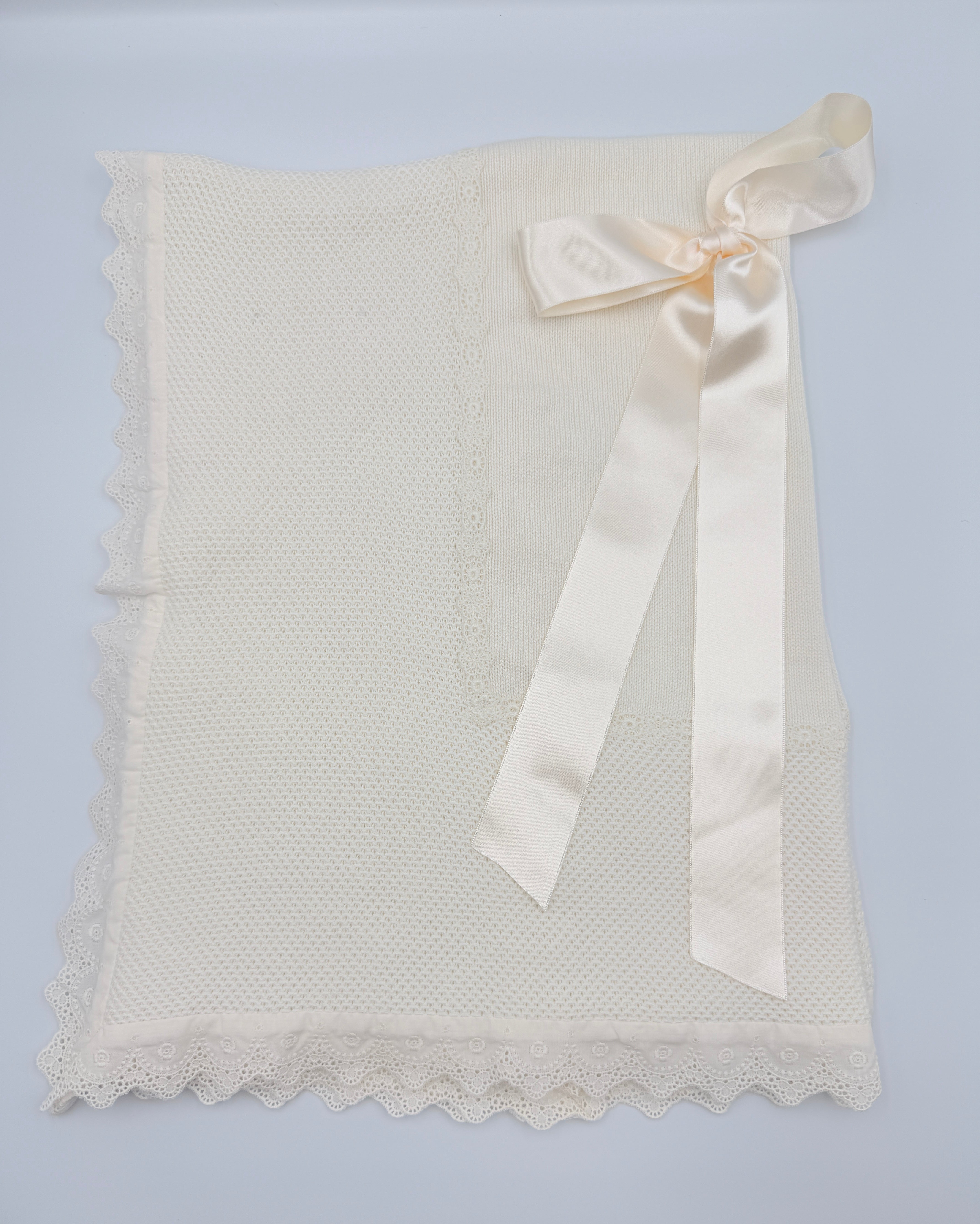Blanket 'Victoria' Ivory