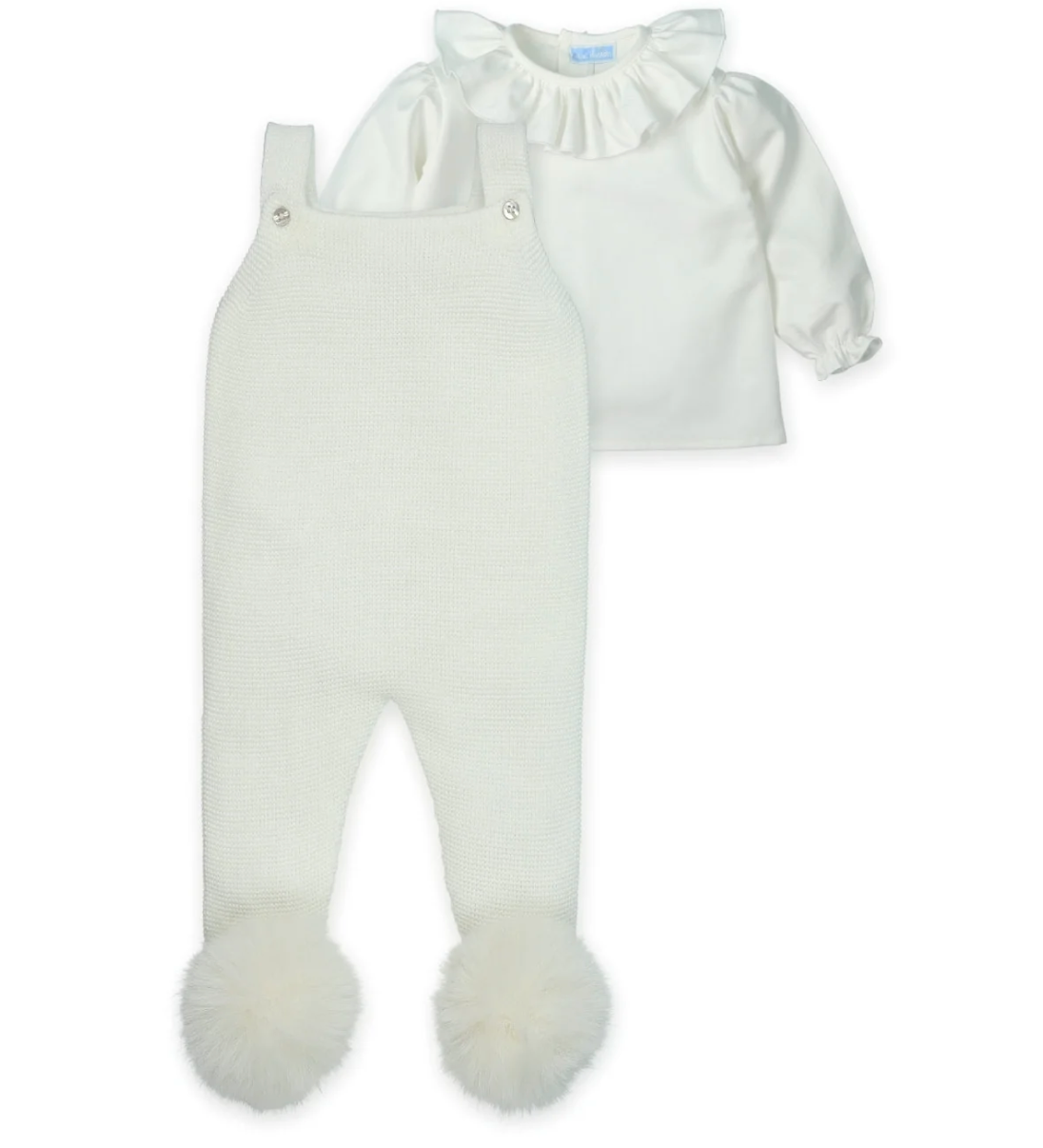 Dungaree Set 'Pompoms'