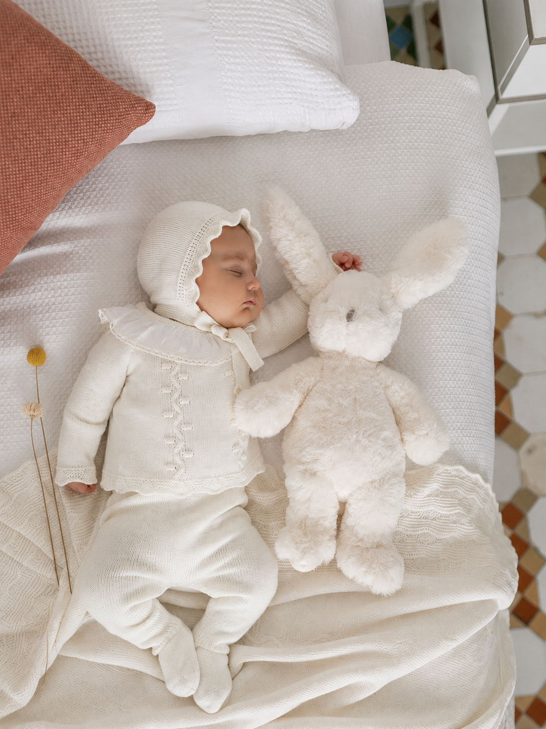 Knit Set 'Quartz Charme' Ivory- 3pc