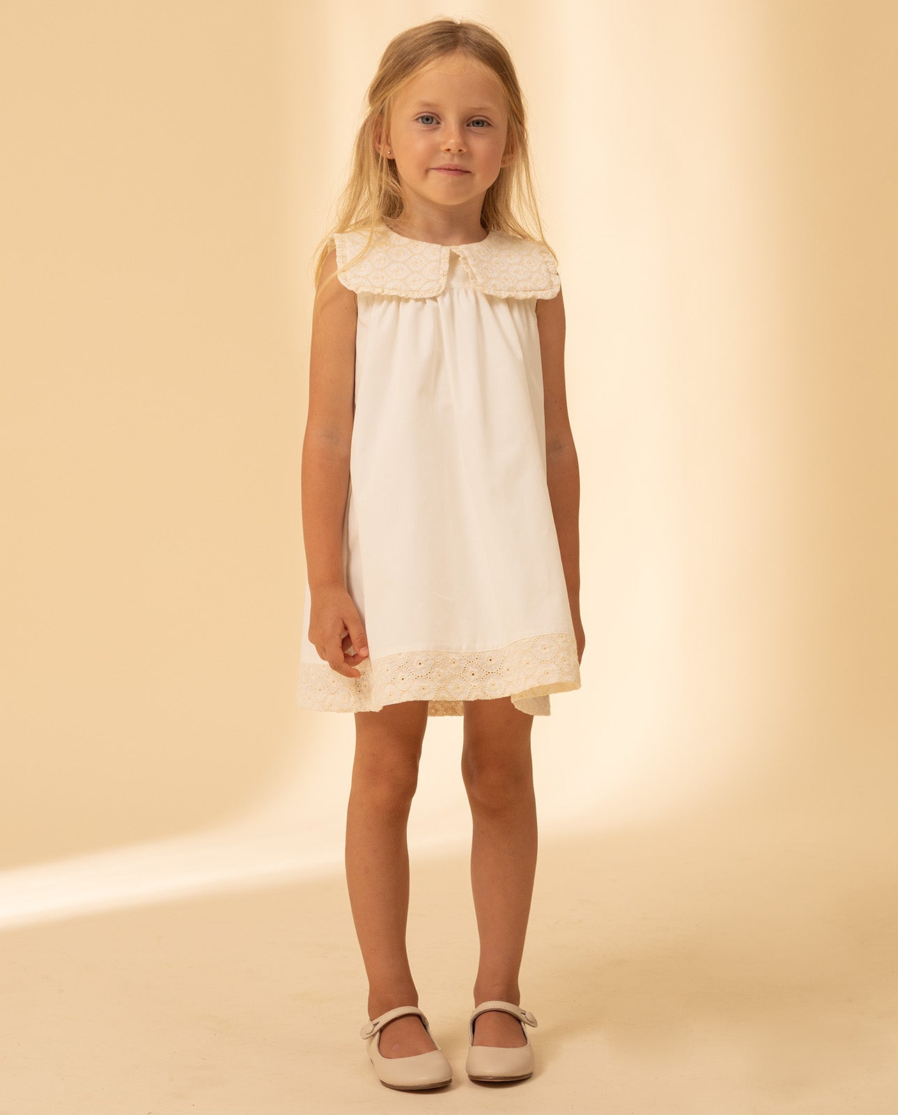 Dress 'Ecru Popelin' Sailor