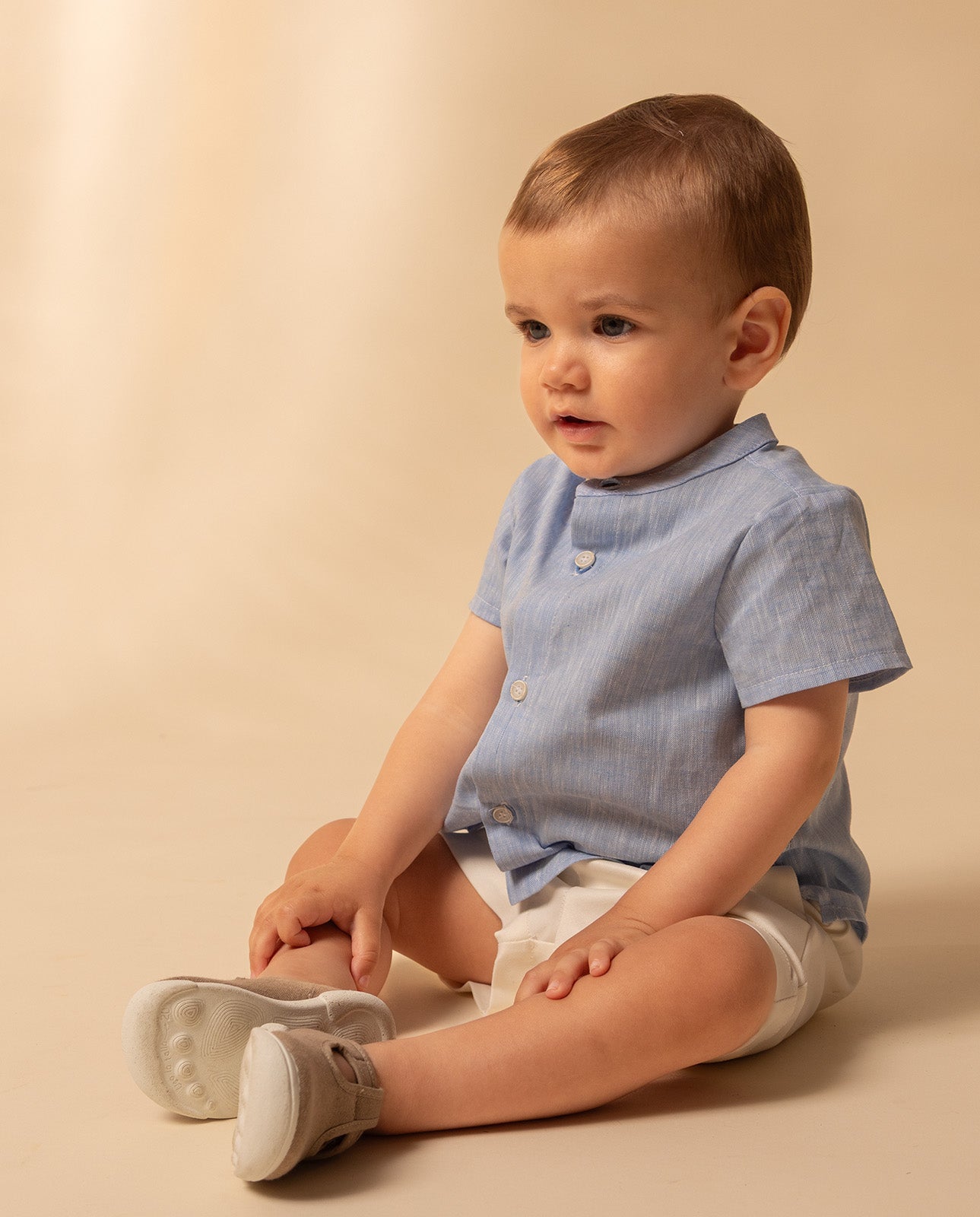Shortie Set 'Blue Linen'