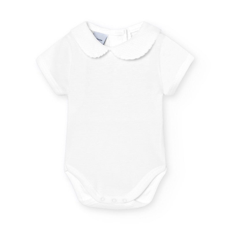 Onesie 'Piquet Collar' White