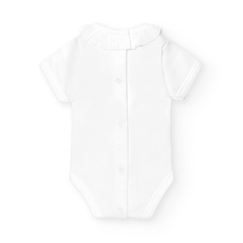 Onesie 'Batiste Collar' White