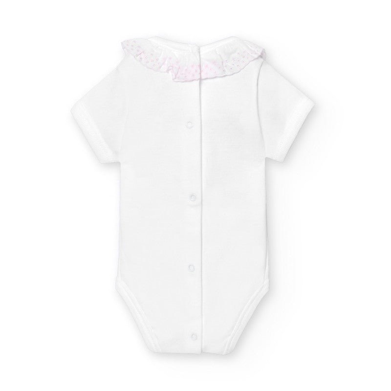 Onesie 'Batiste Collar' Pink