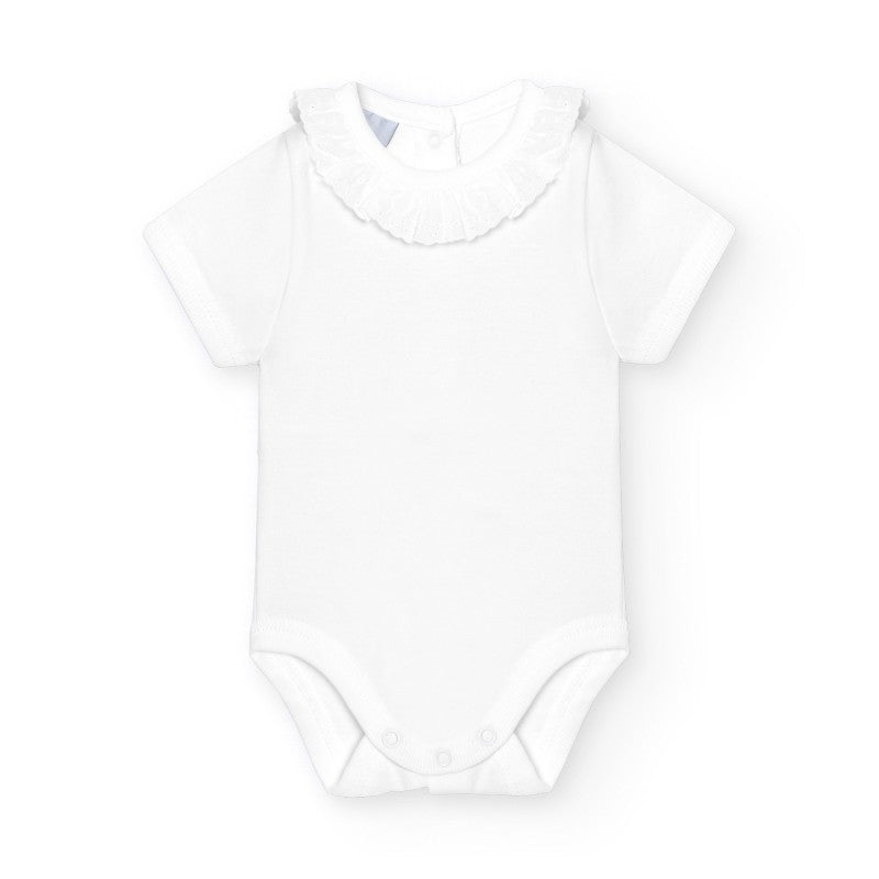 Onesie 'Batiste Collar' White