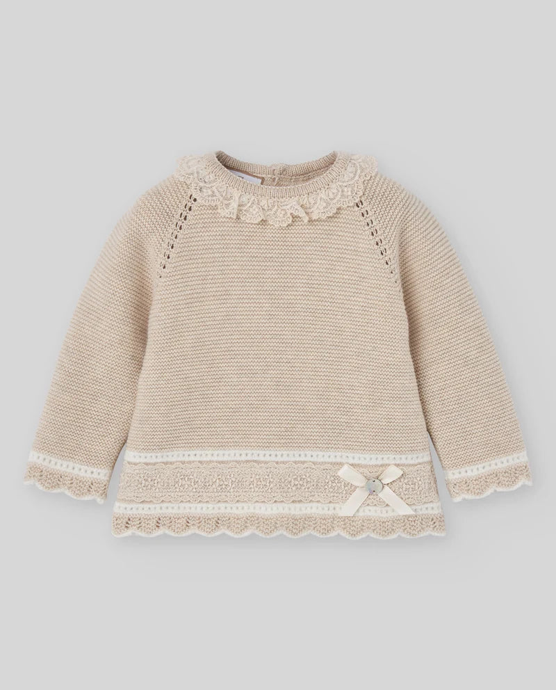 Knit Set 'Lua' Oatmeal Girl