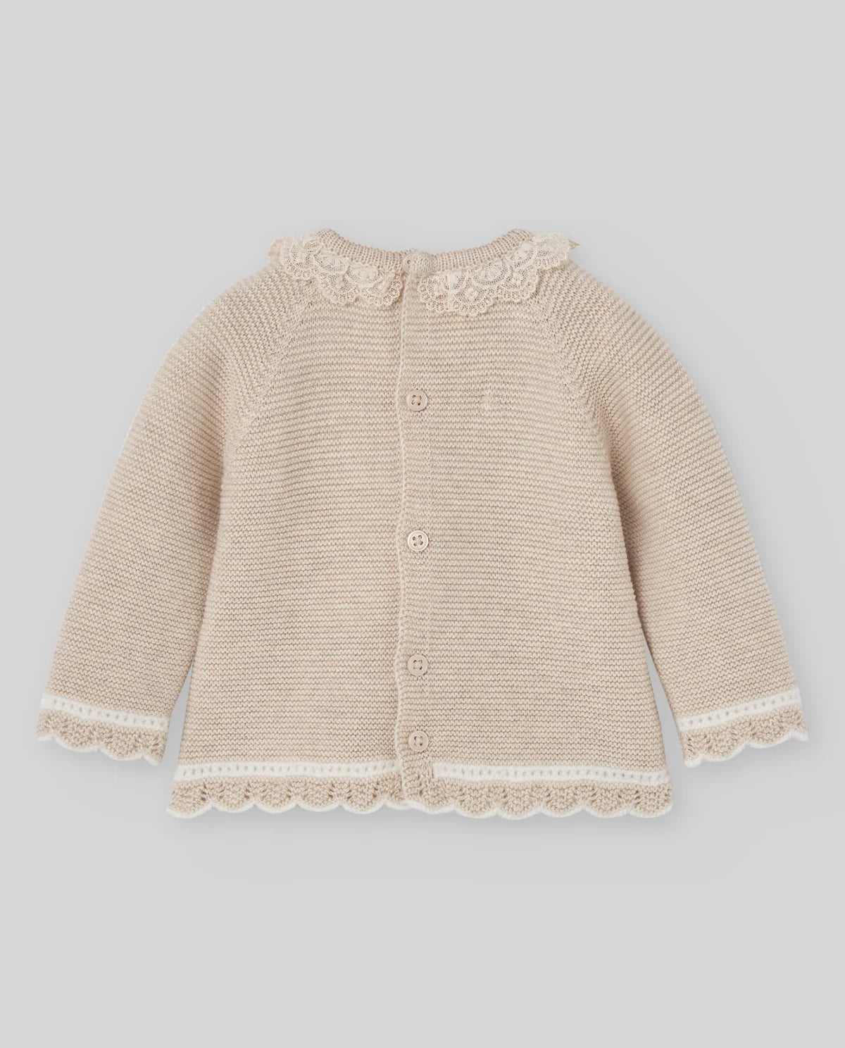 Knit Set 'Lua' Oatmeal Girl