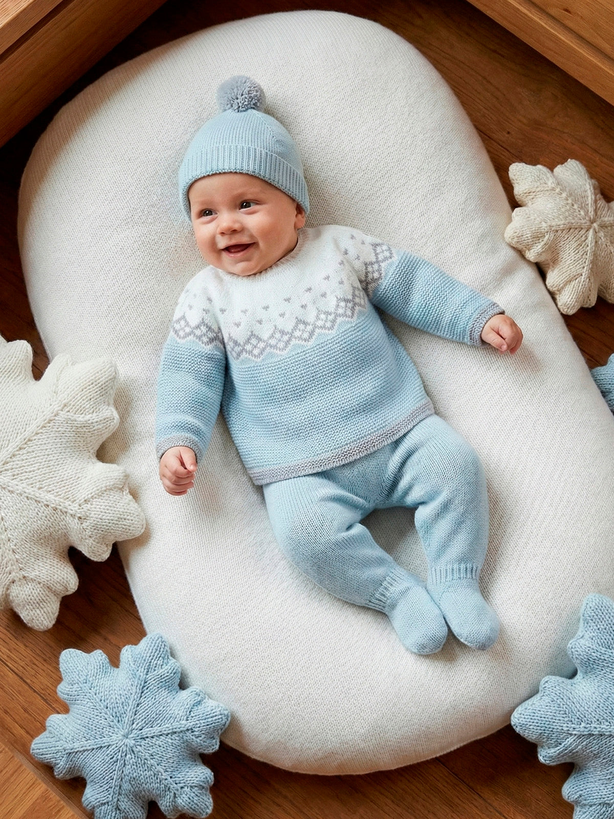 Knit Set 'Jacquard Winter'