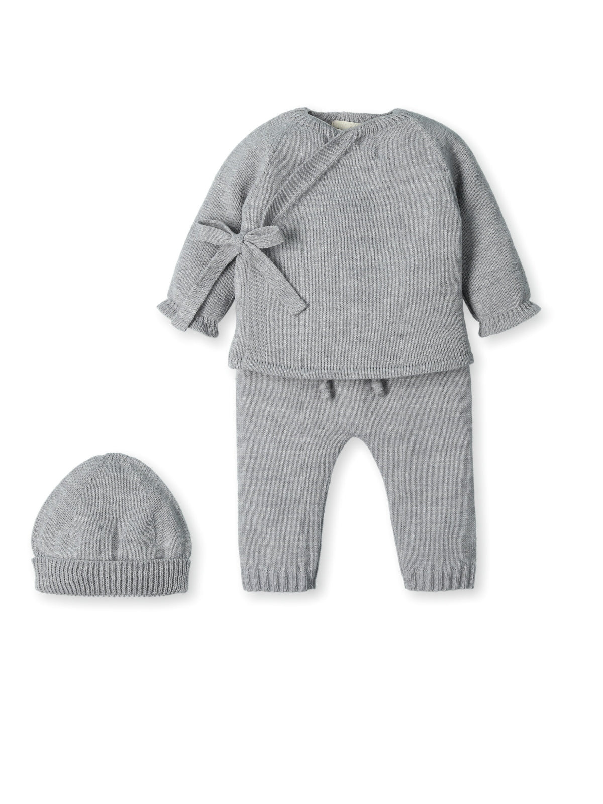 Knit Set 'Basic' Kimono- 3pc