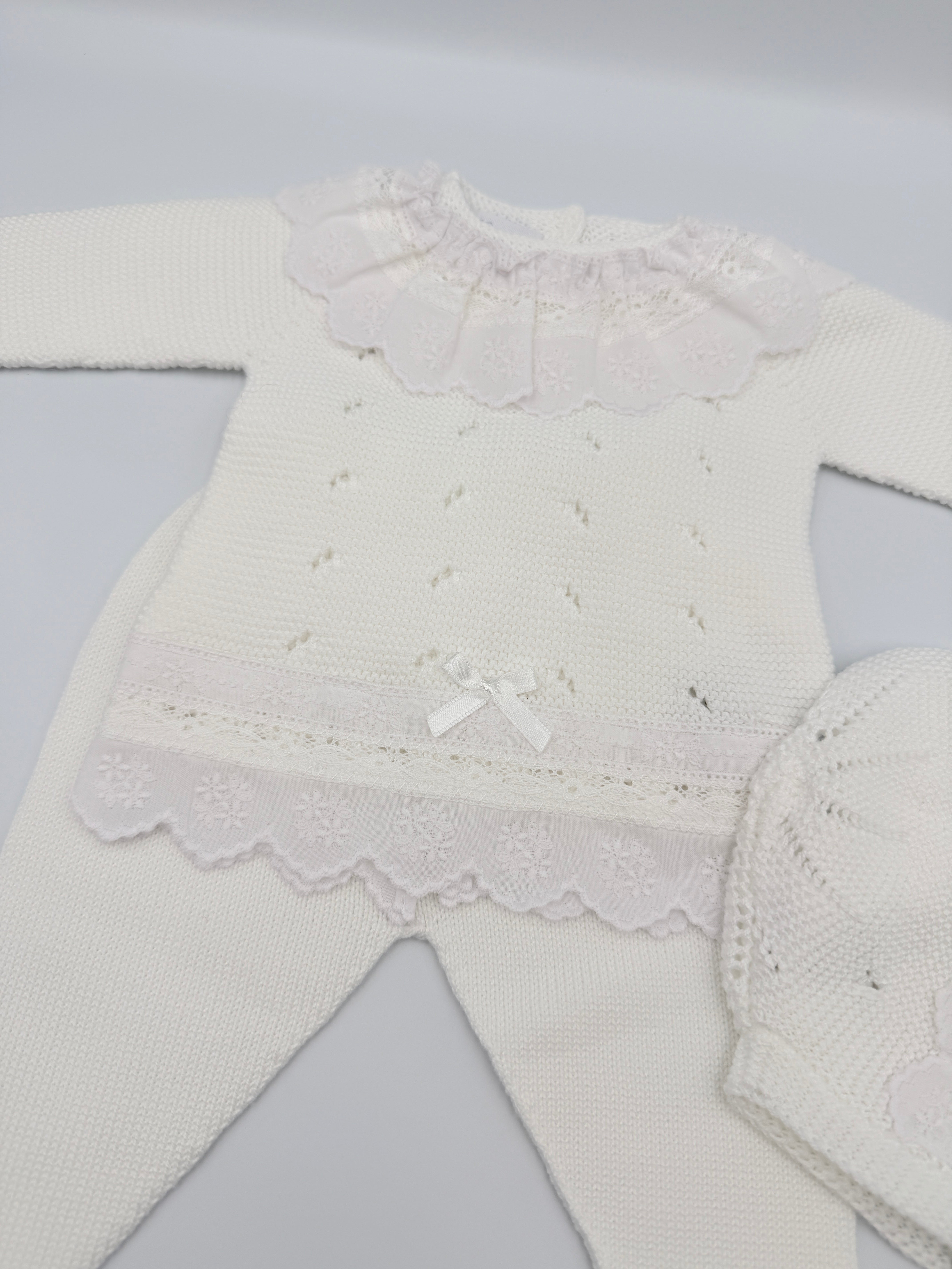 Knit Set 'Anama' White