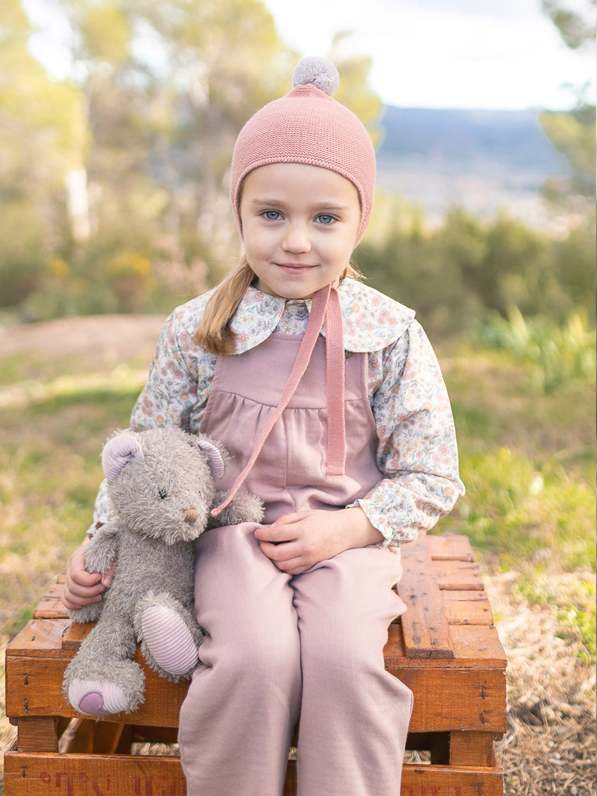 Dungaree Set 'Rosewood'