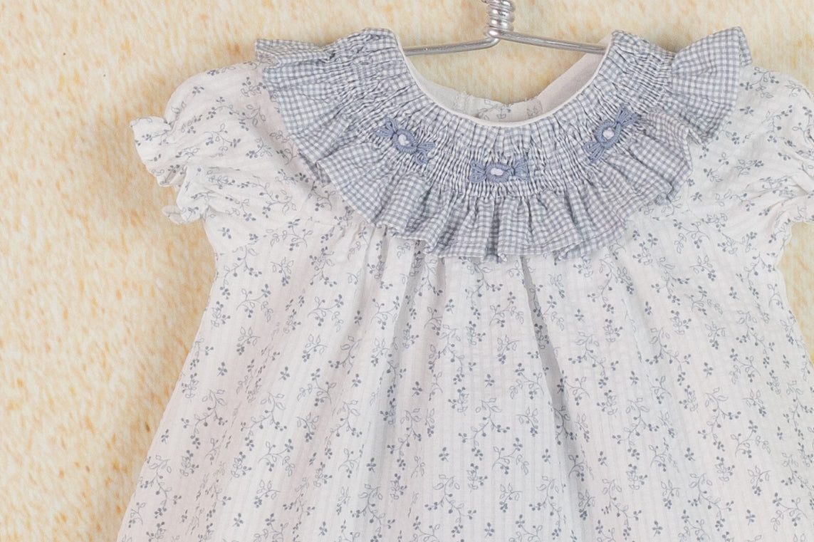 Bloomer Set Flores Azul- 2pc