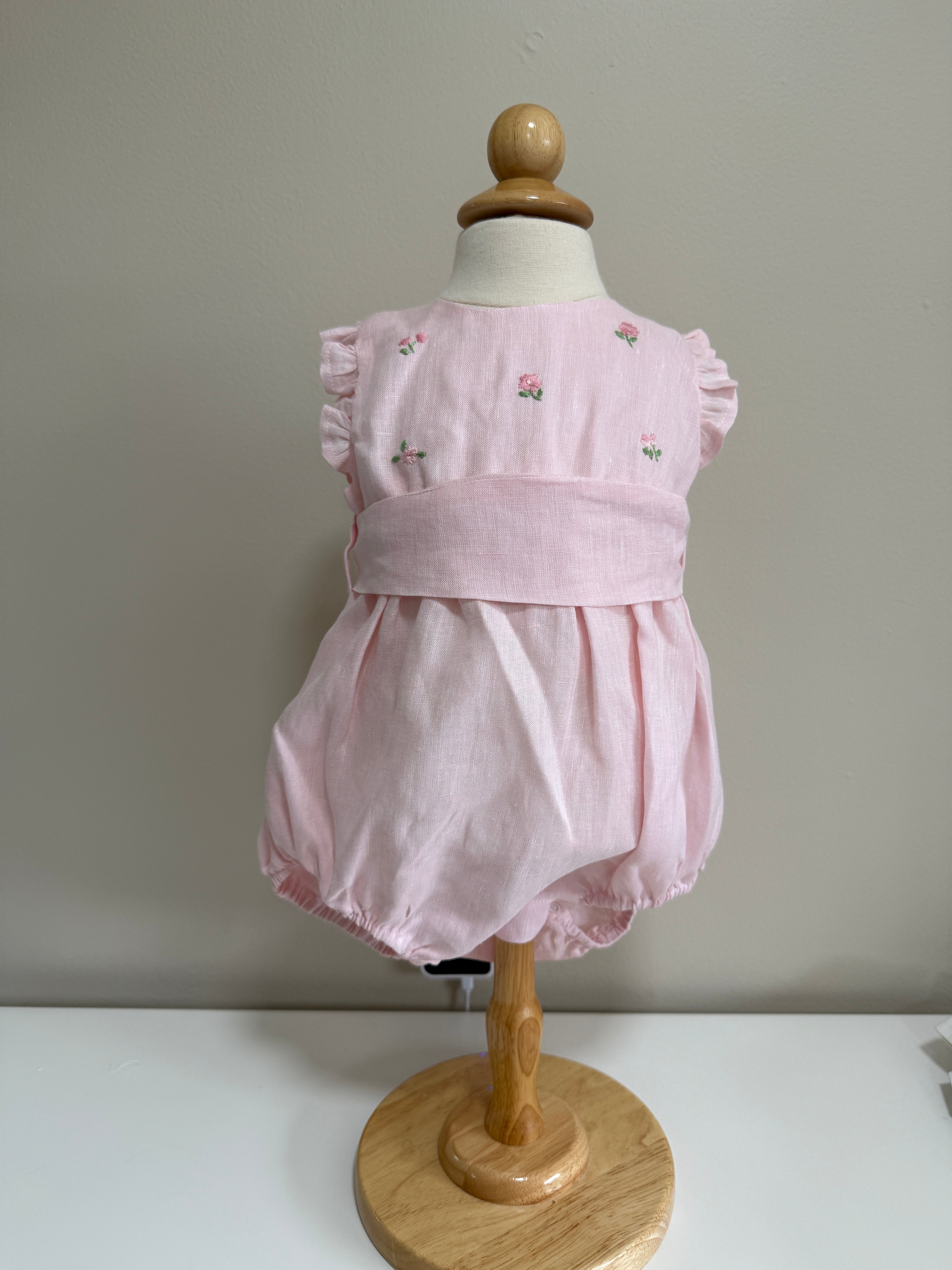 Romper Linen Pink