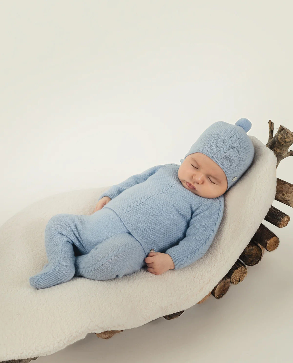 Knit Set 'Essentia' Blue