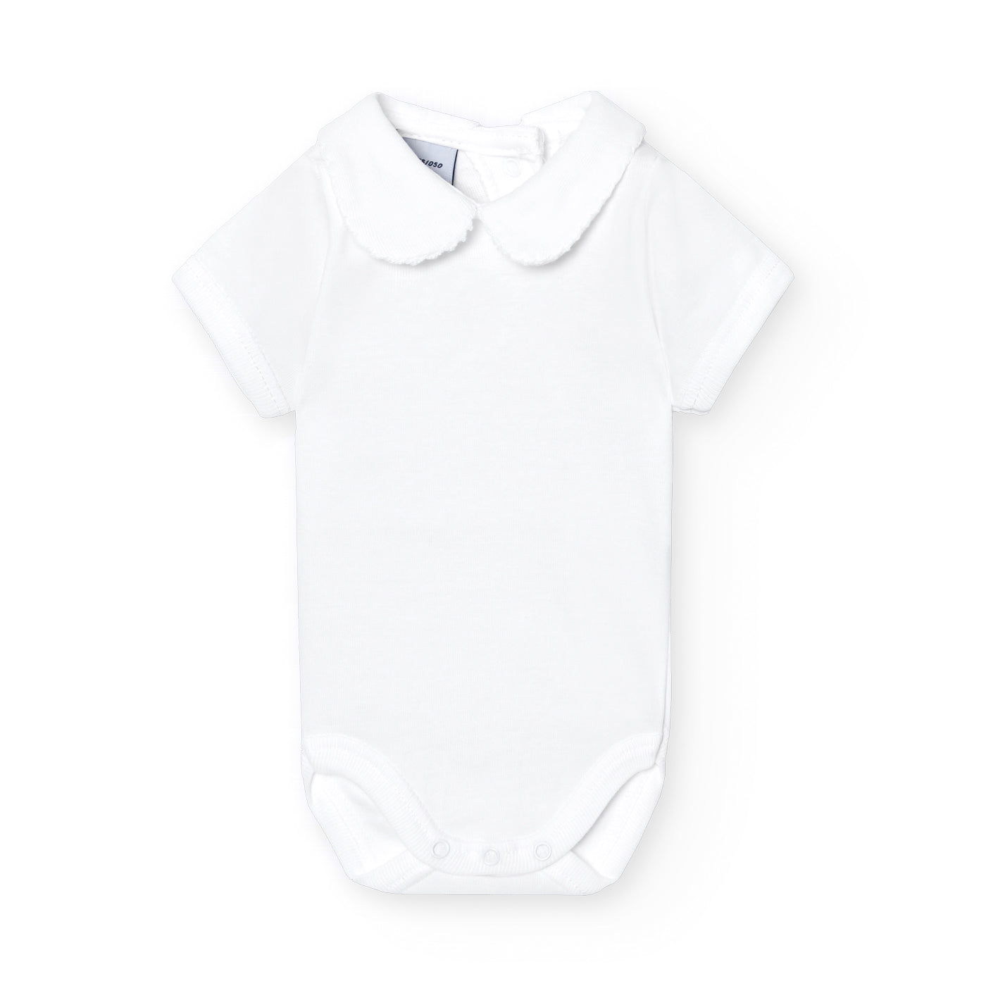Onesie 'Rounded Collar' White