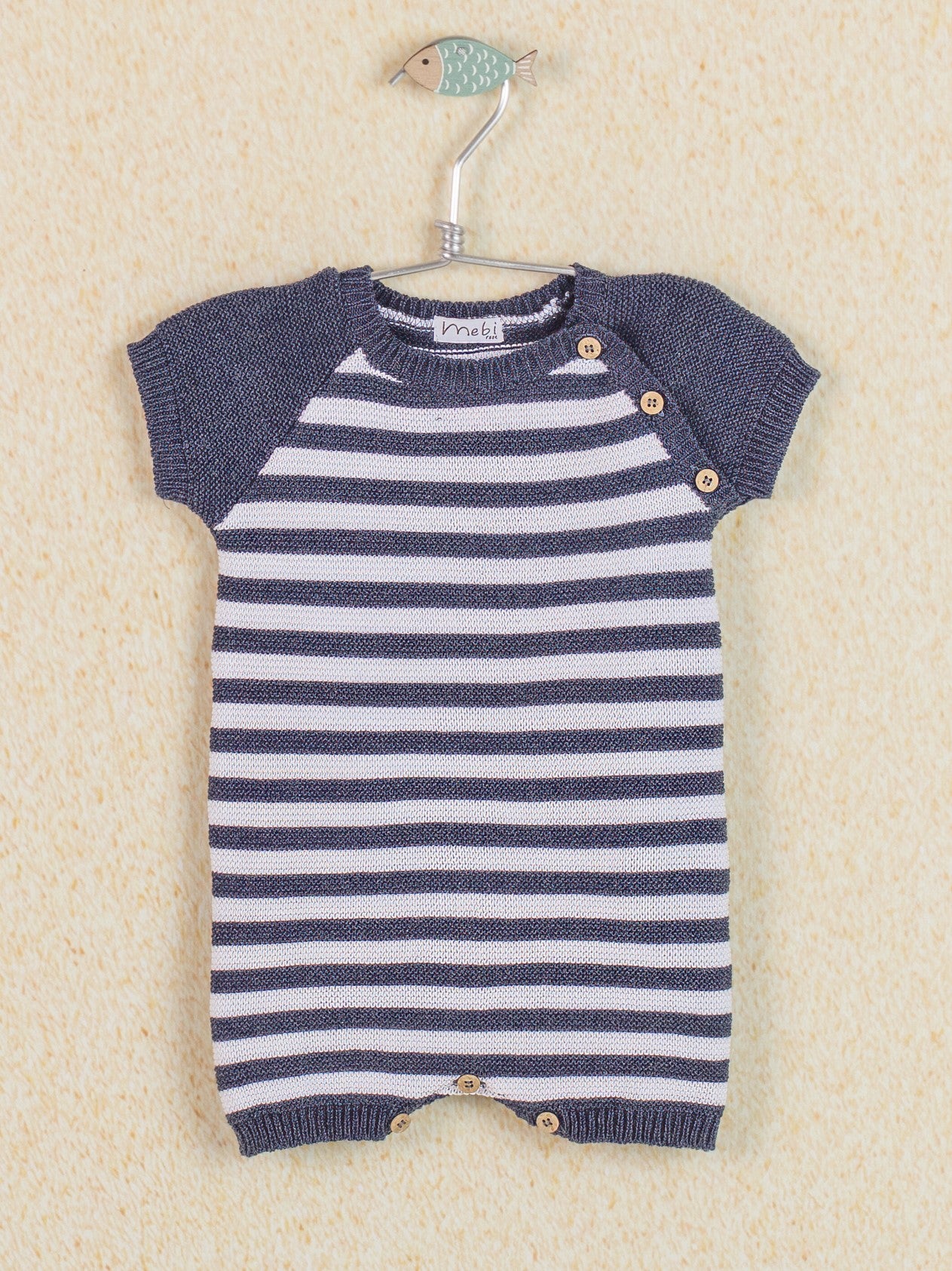 Knit Romper Stripes