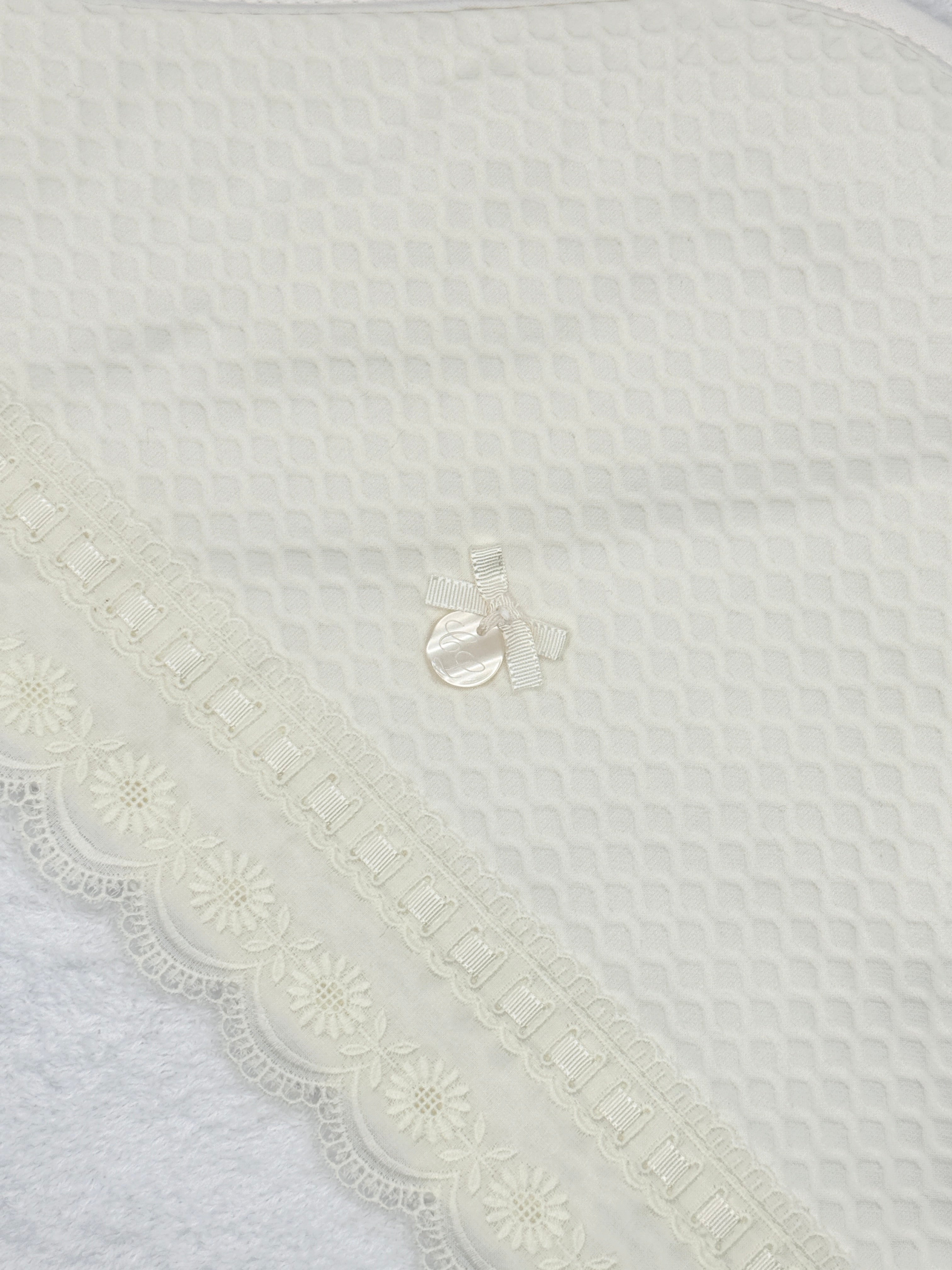 Hooded Towel XL Lucia Rombo Ivory