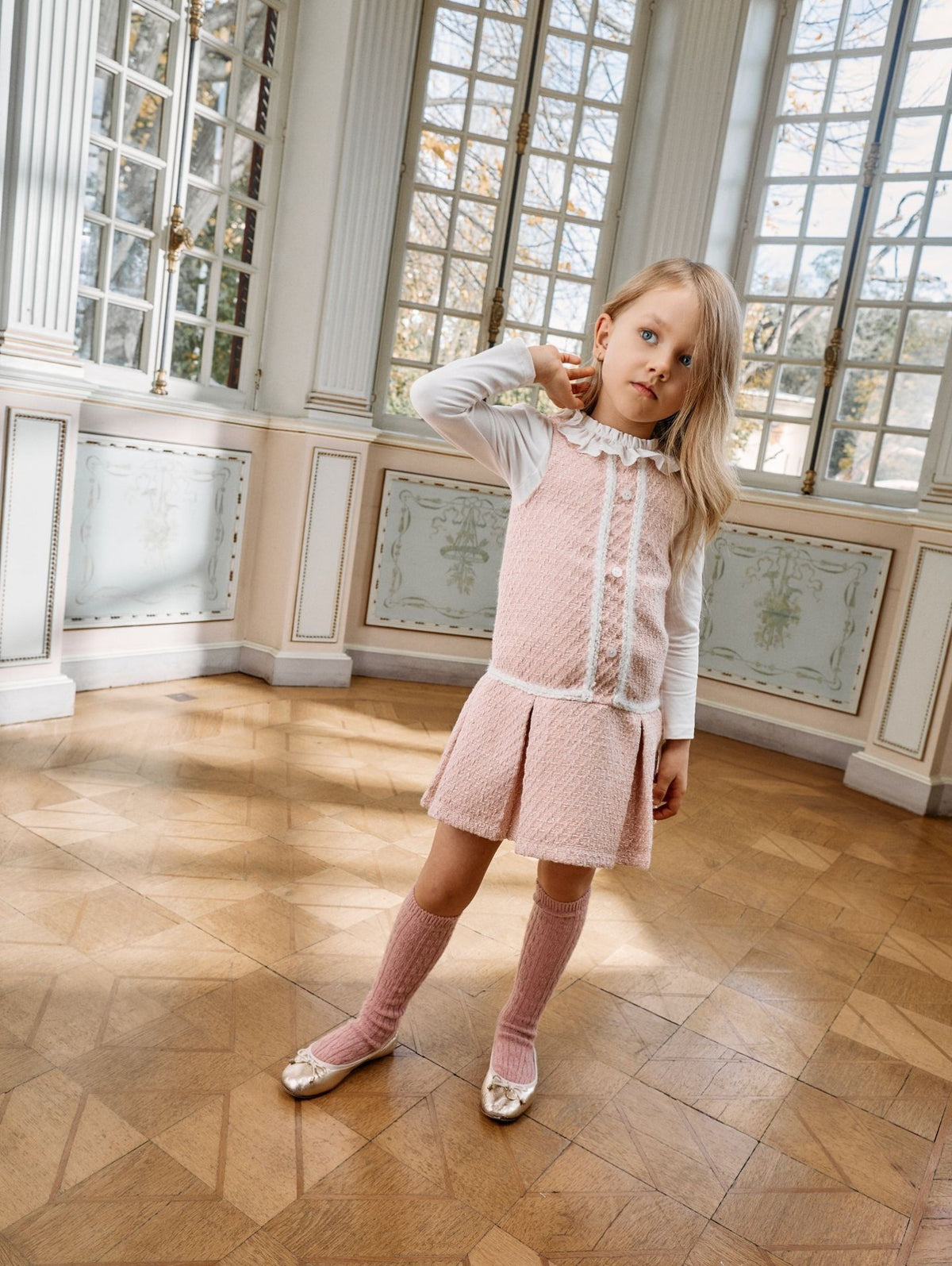 Dress 'Pink Tweed'