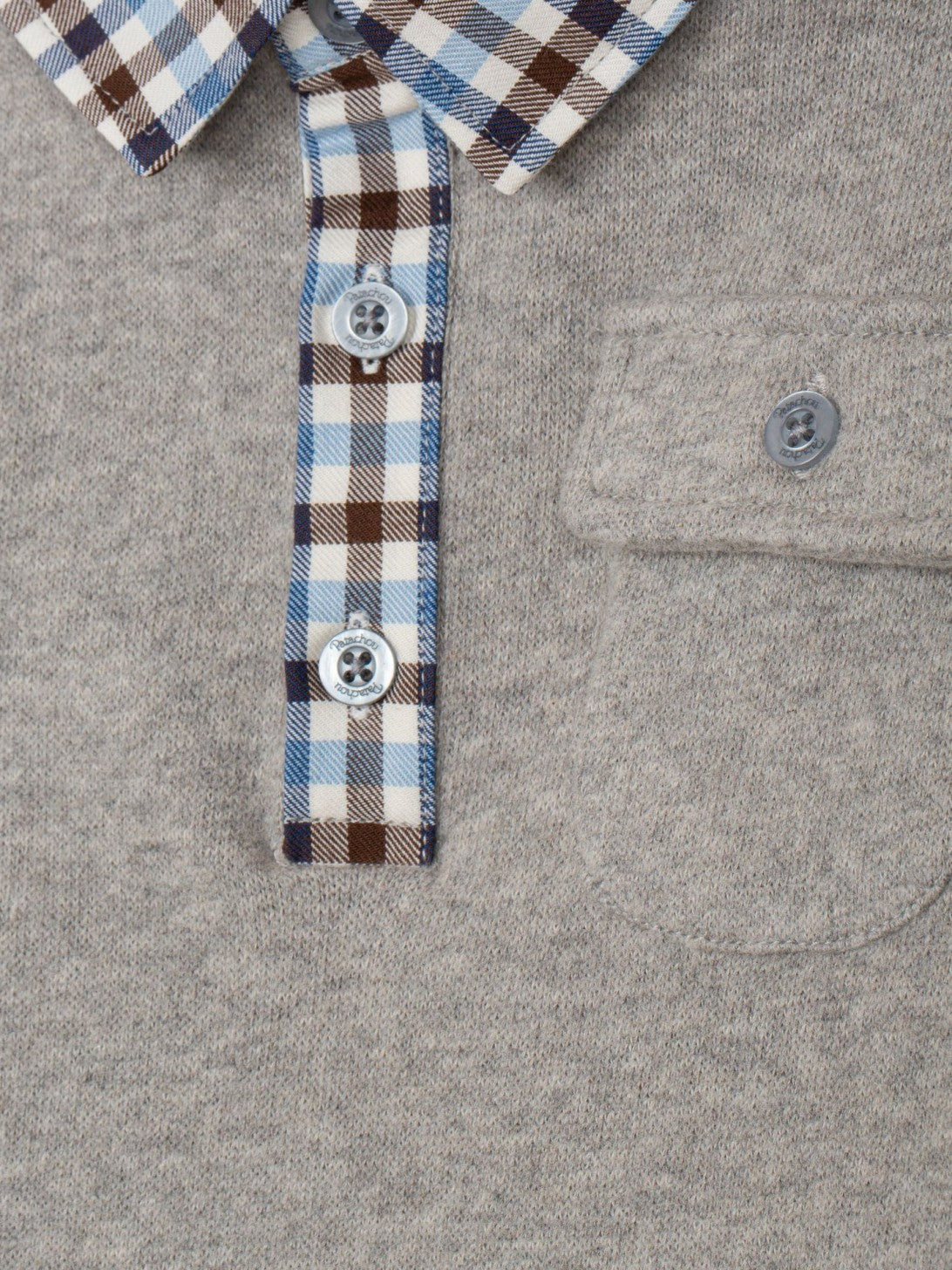 Pant Set 'Checkered Brown'